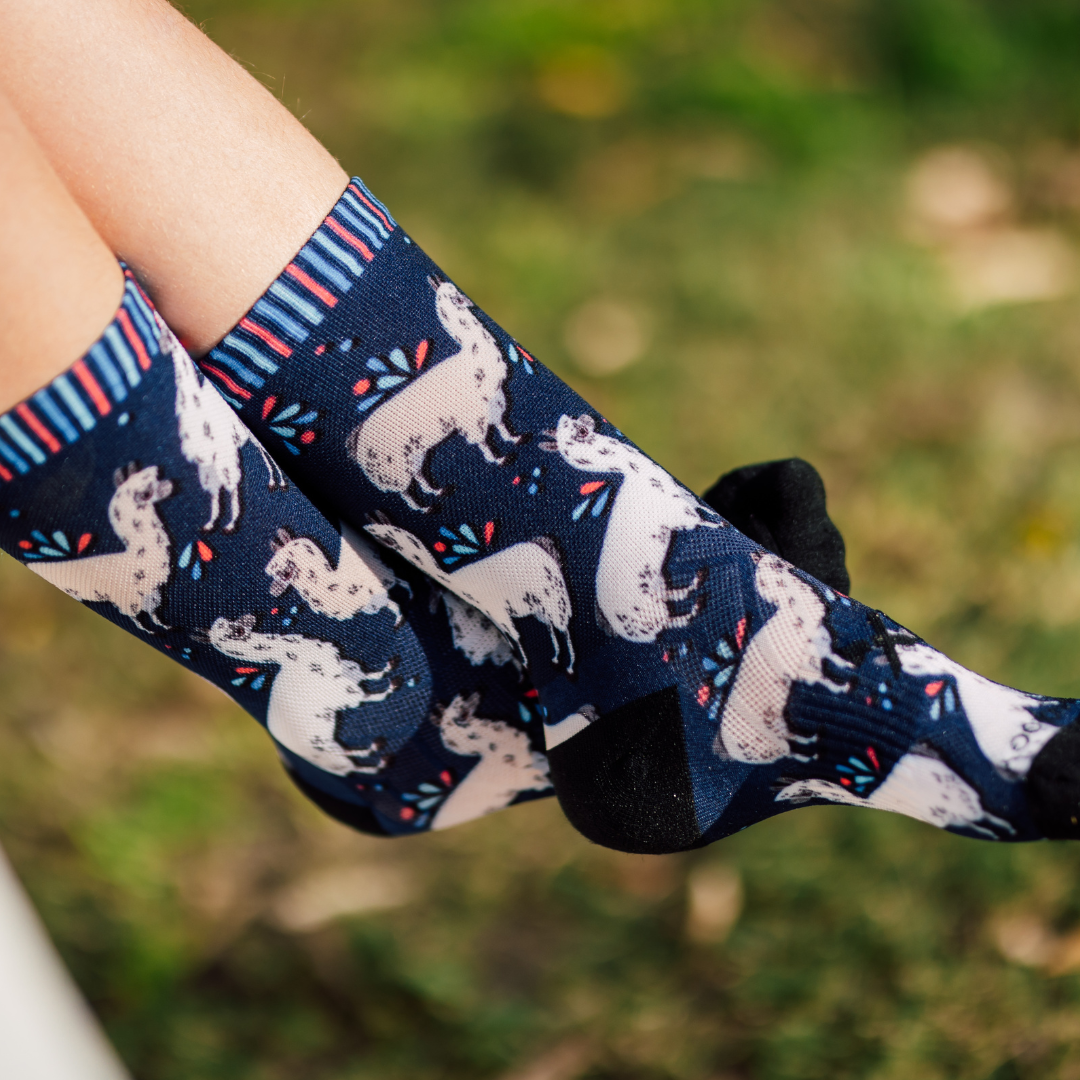 Alpacas Casual Crew Socks