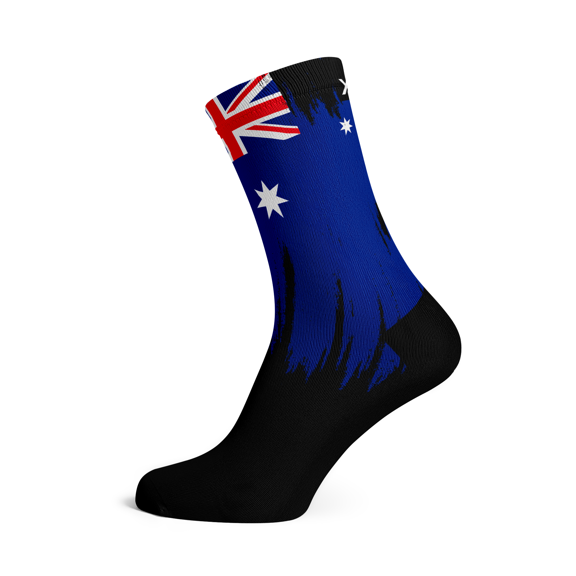 Australia Splash Flag Crew Socks