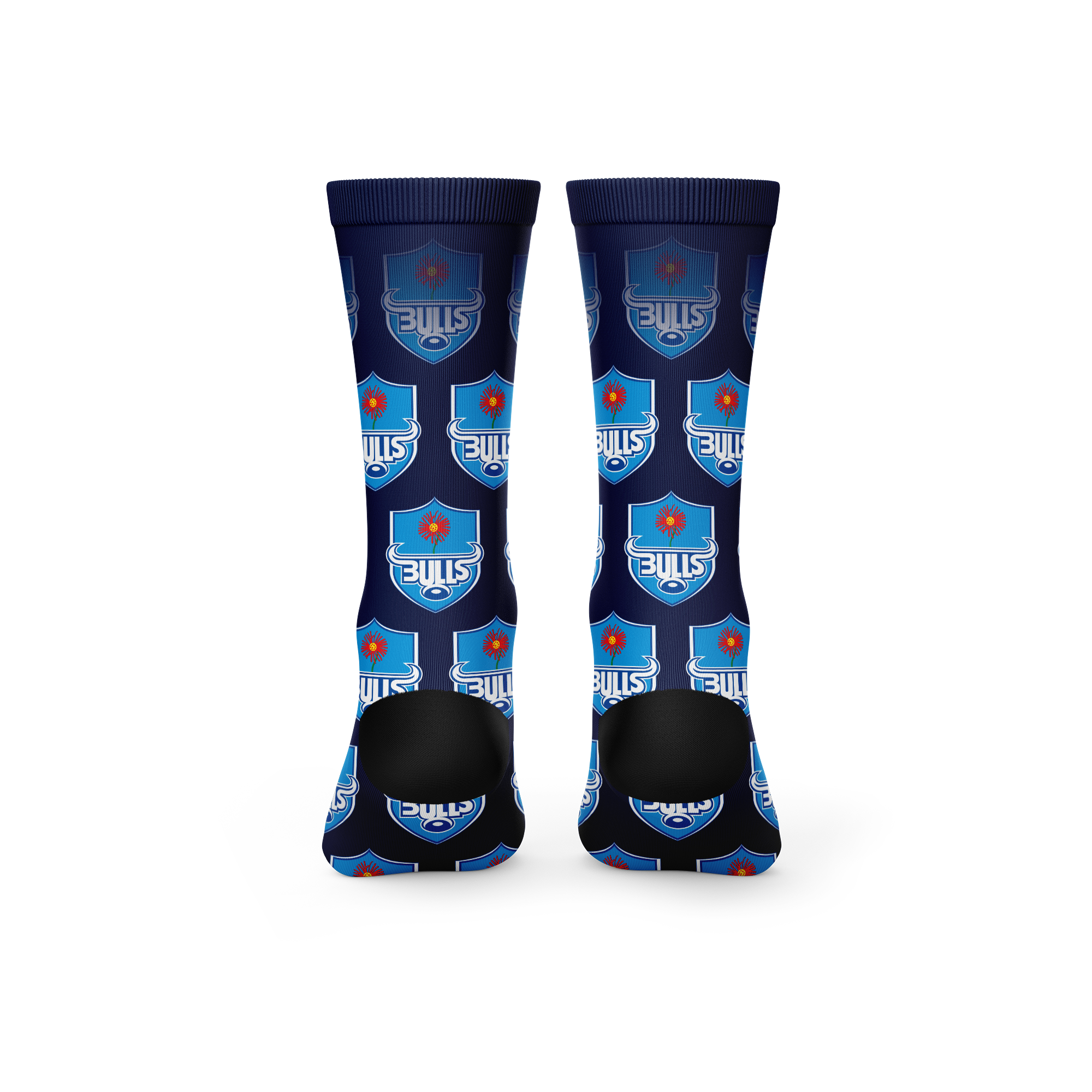 Bulls Logo Rugby Crew Socks