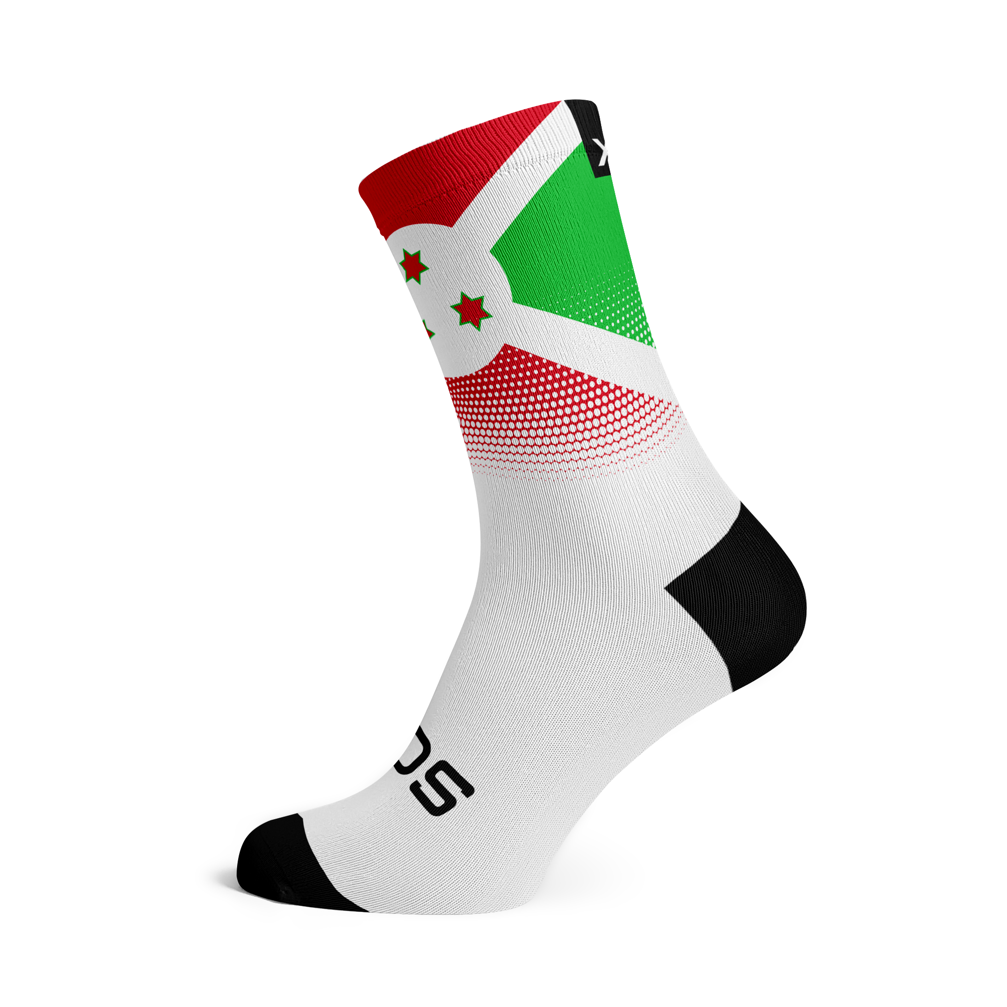 Burundi Flag Crew Socks