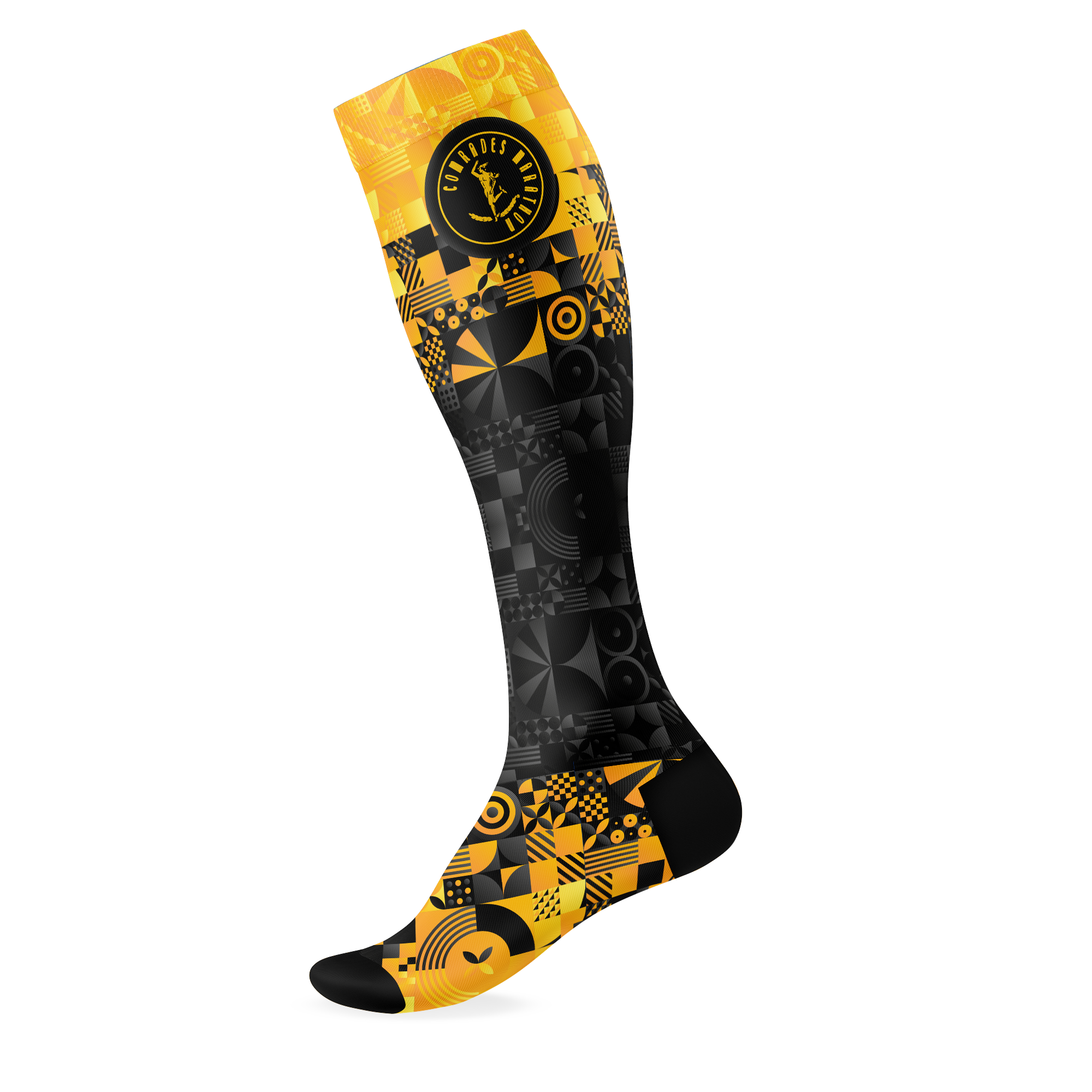 Comrades Marathon Yellow Knee High Socks