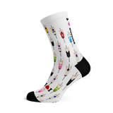 I Love Boobies Le Tour de France Sprint Cycling Crew Socks