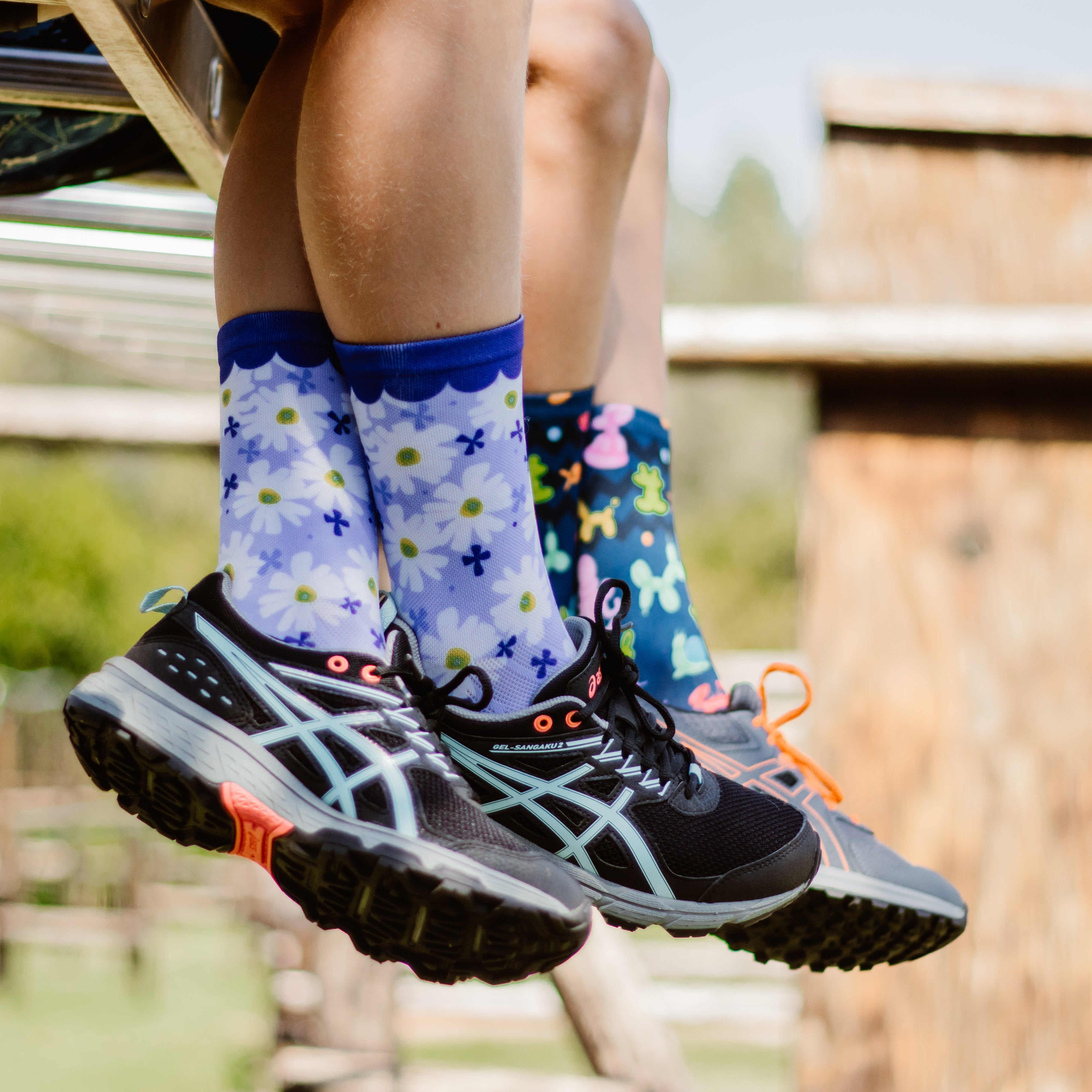 Garden Fairy Casual Crew Socks