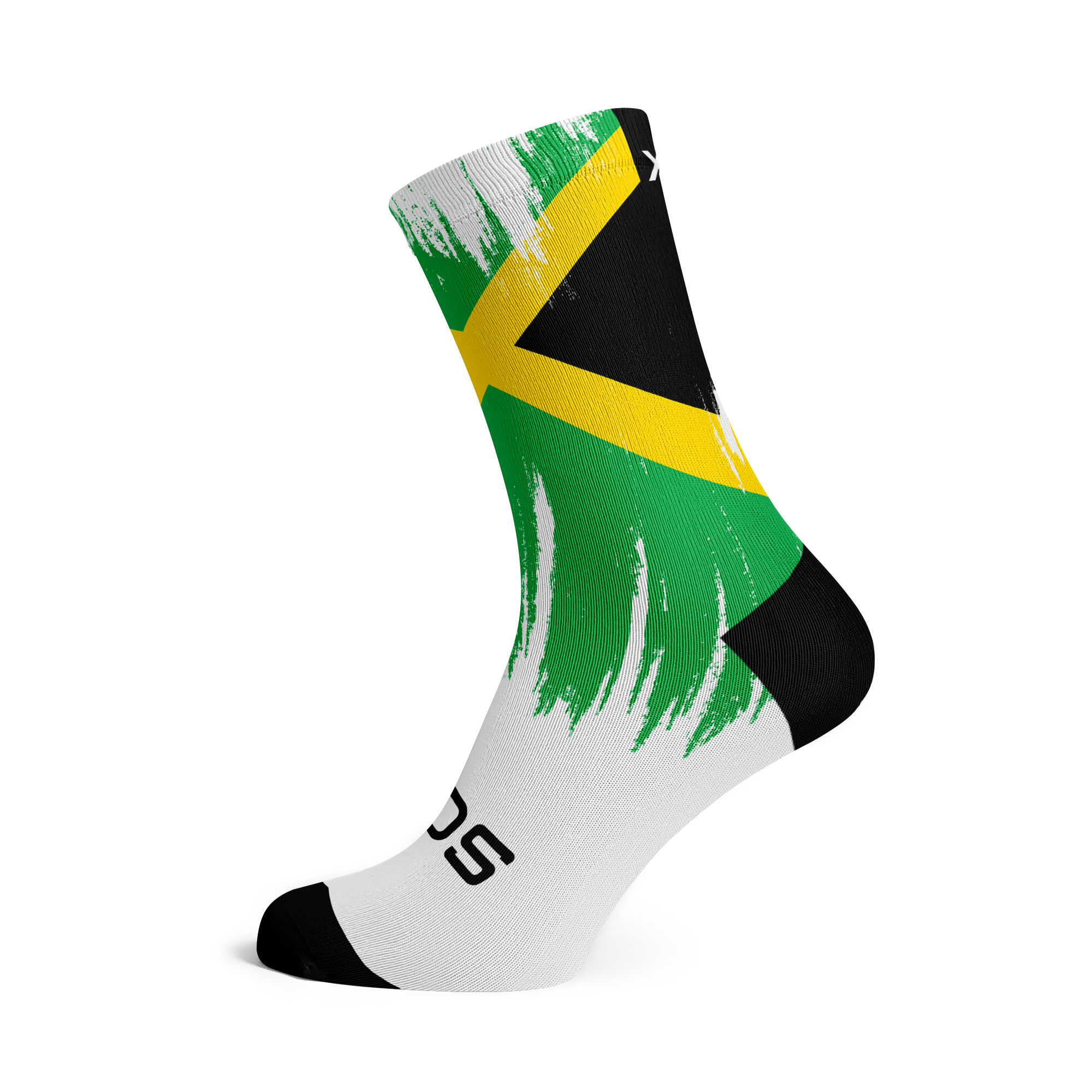 Jamaica Splash Flag Crew Socks