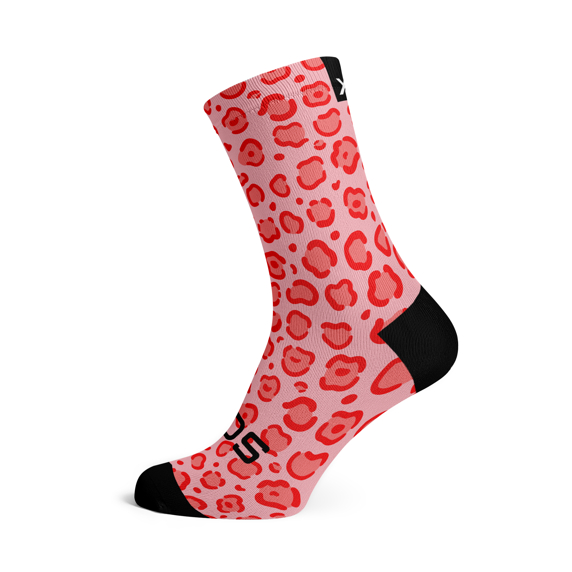 Pink Leopard Socks