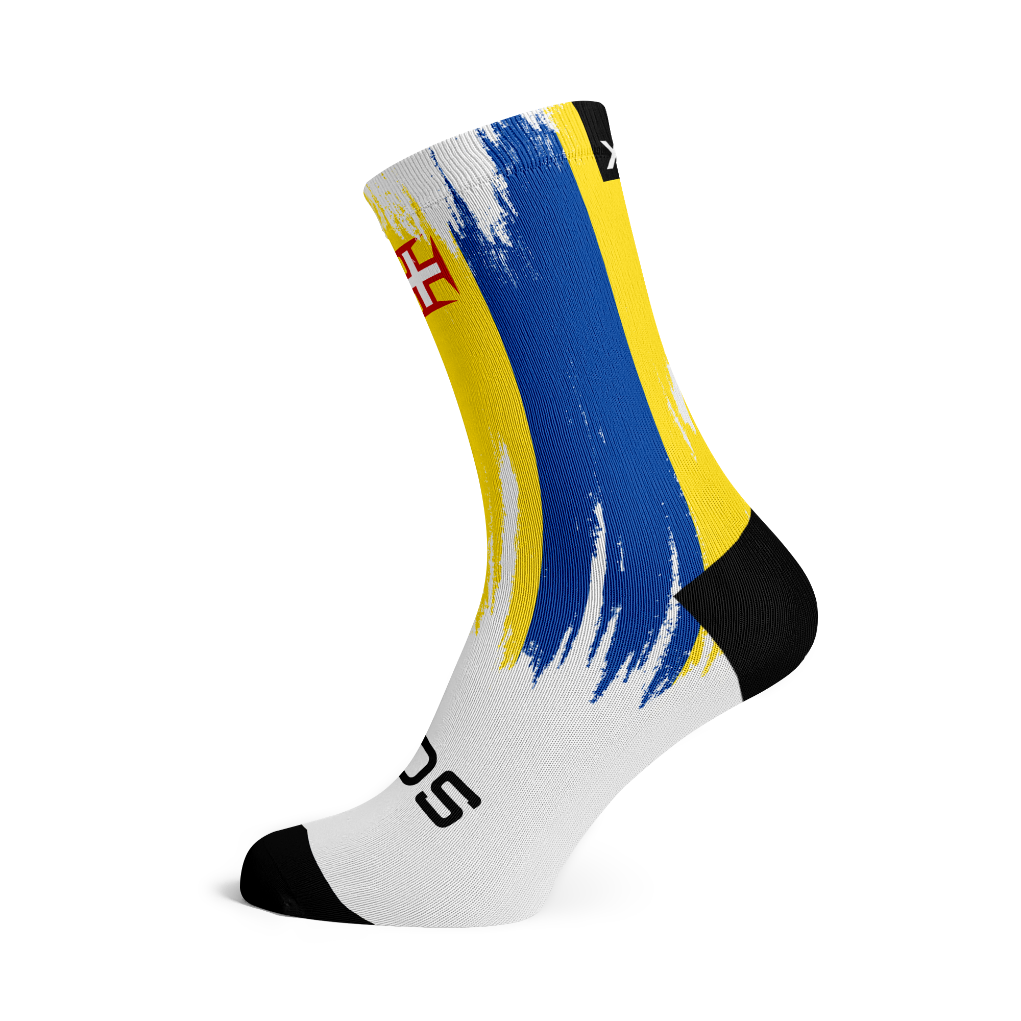 Madeira Splash Flag Crew Socks