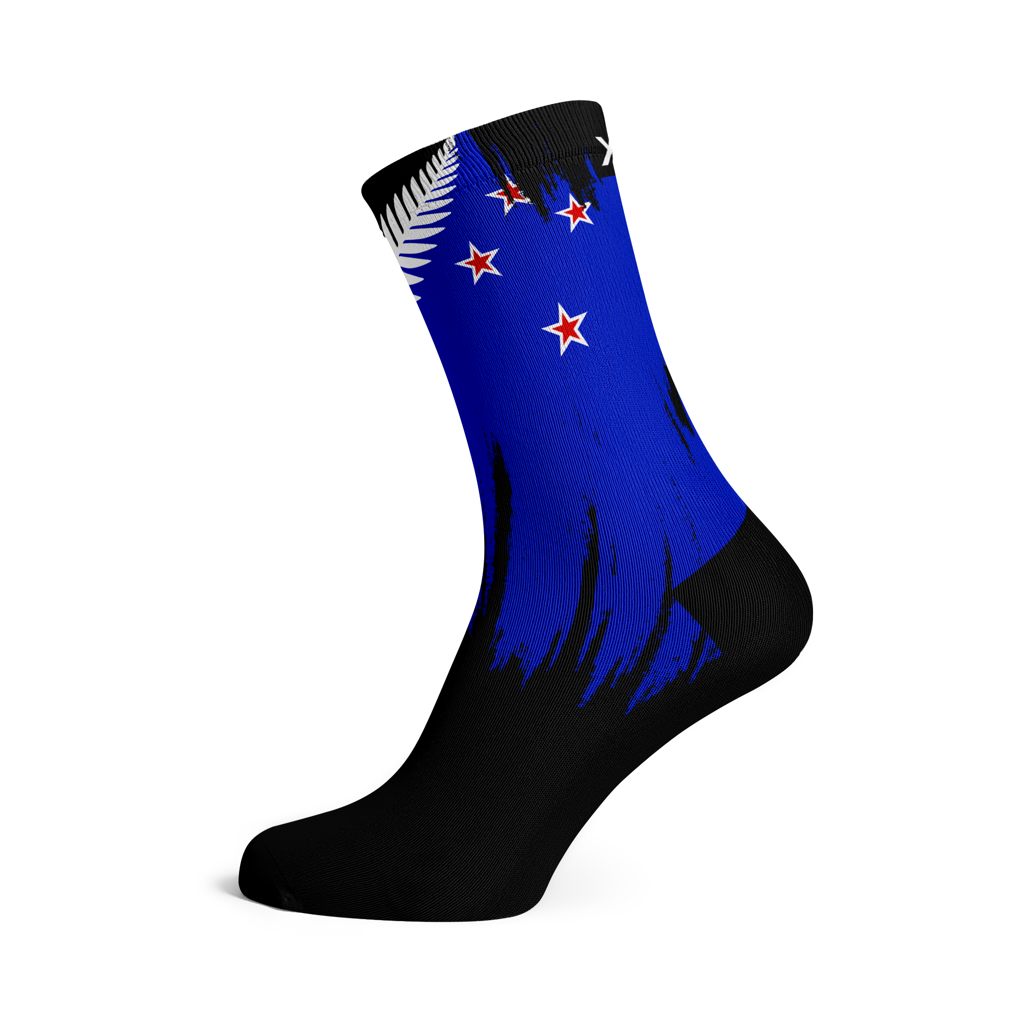 New Zealand Silver Fern Splash Crew Socks