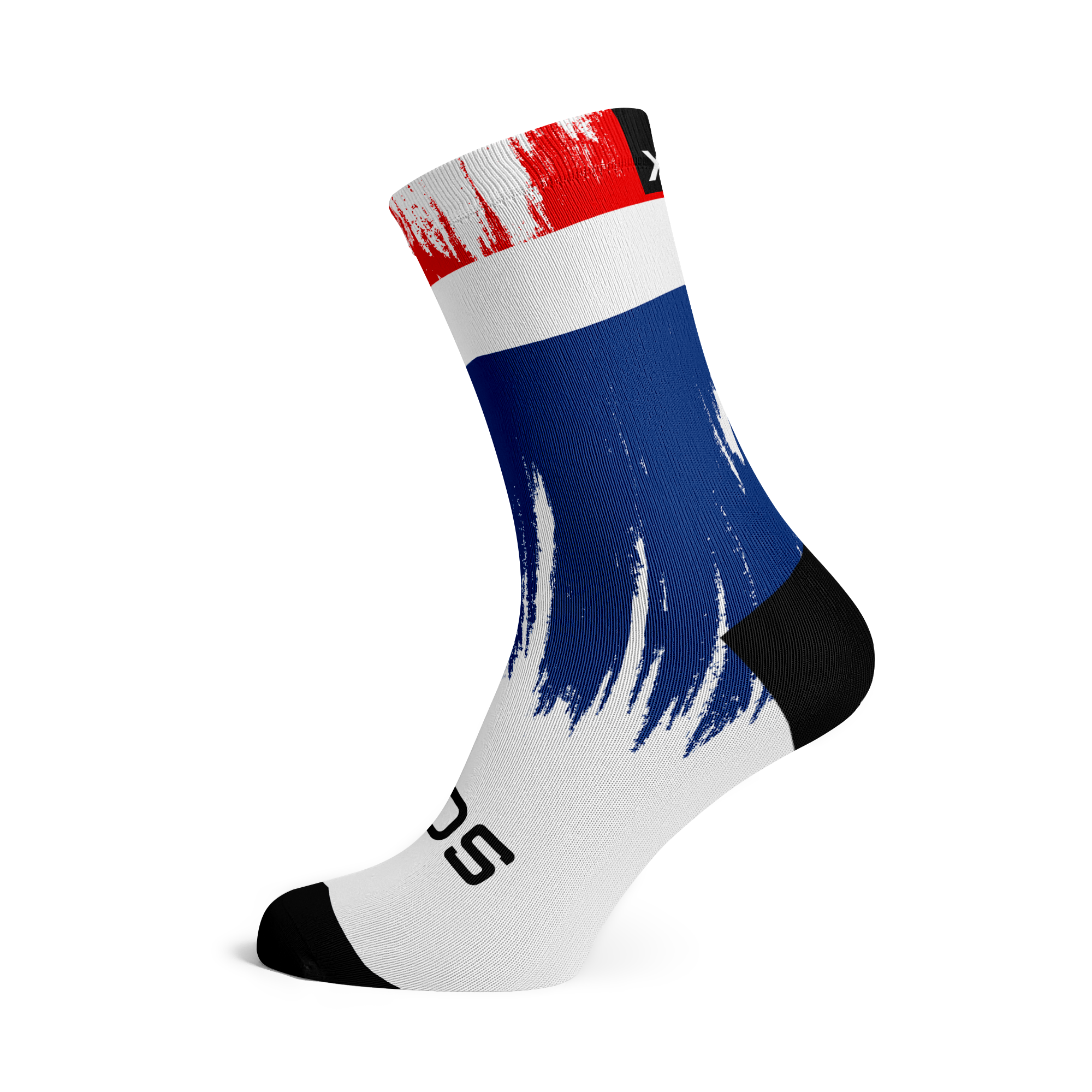 Netherlands Splash Flag Crew Socks