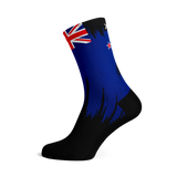 New Zealand Splash Flag Crew Socks