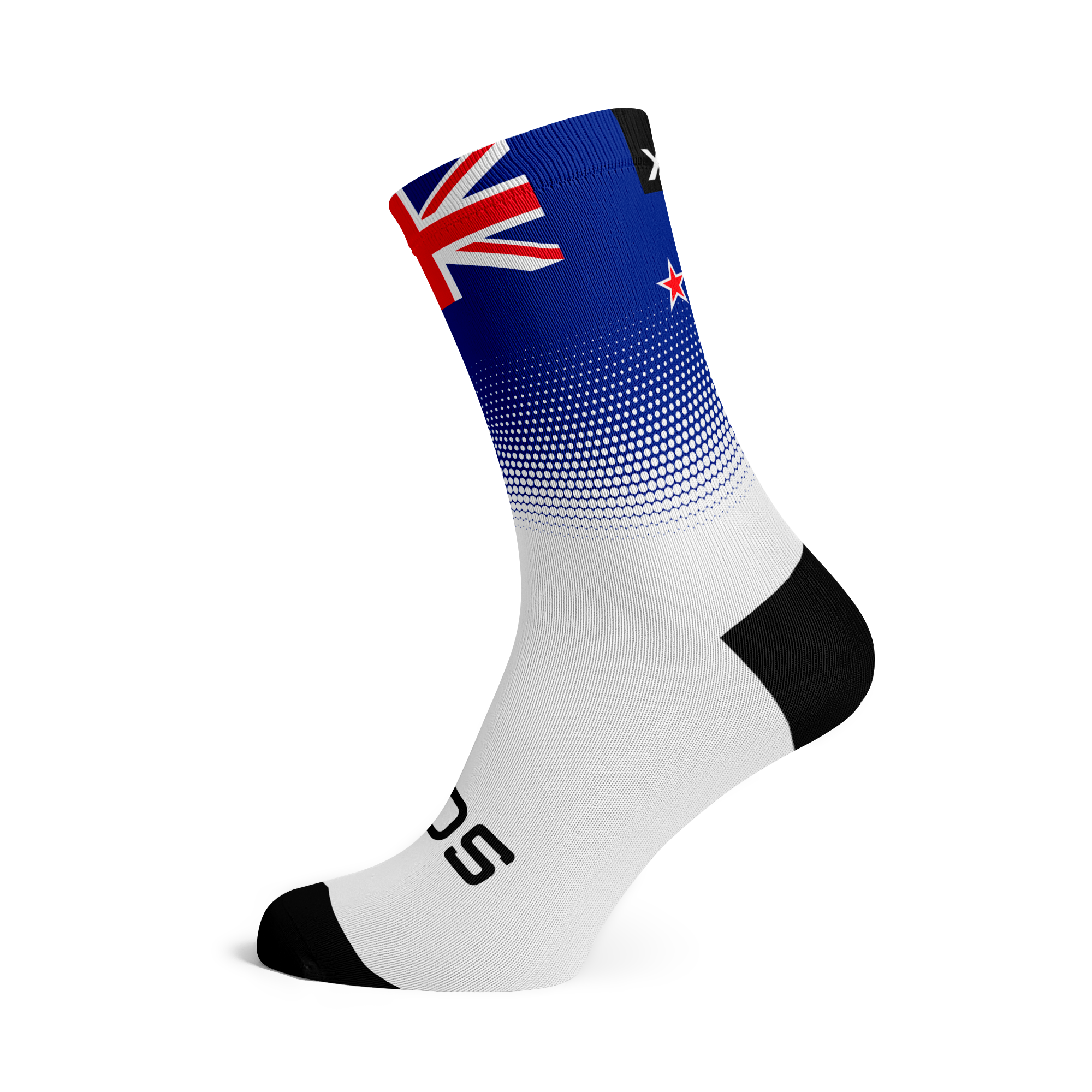 New Zealand Flag Crew Socks