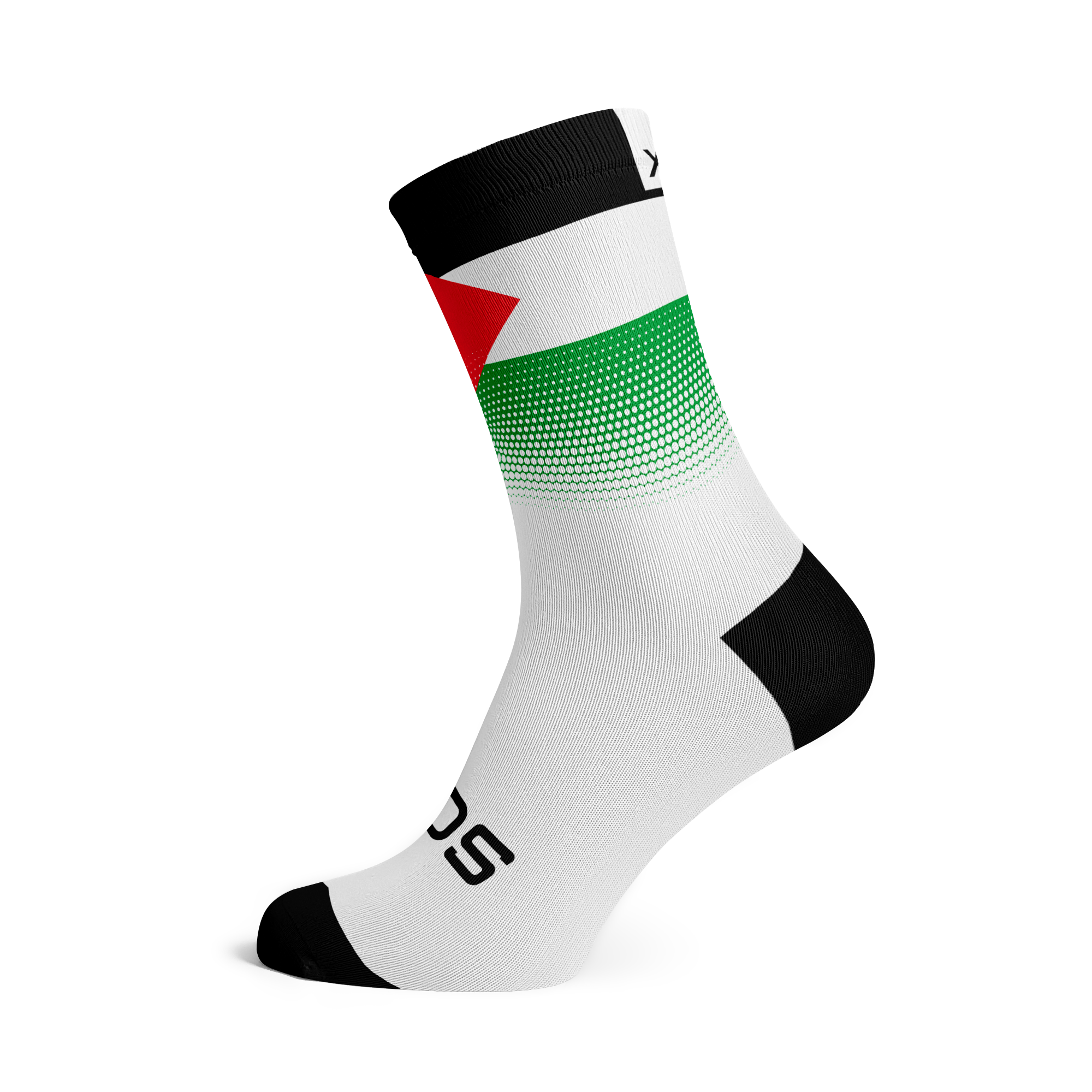 Palestine Flag Crew Socks