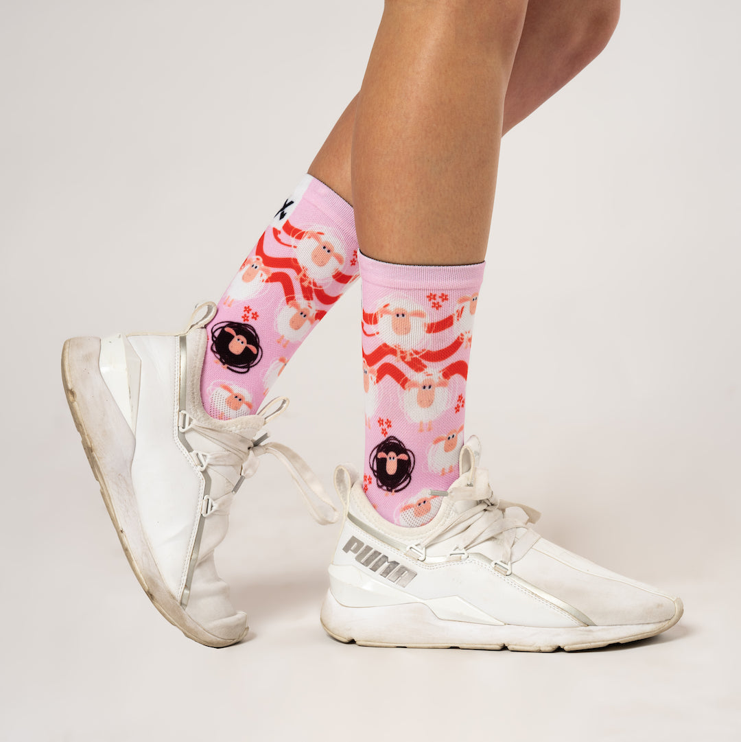 Pink Sheep Casual Crew Socks