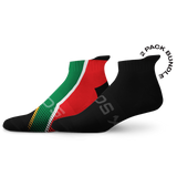 South Africa Flag Black Tab Combo Socks
