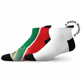 South Africa Flag White Tab Combo Socks