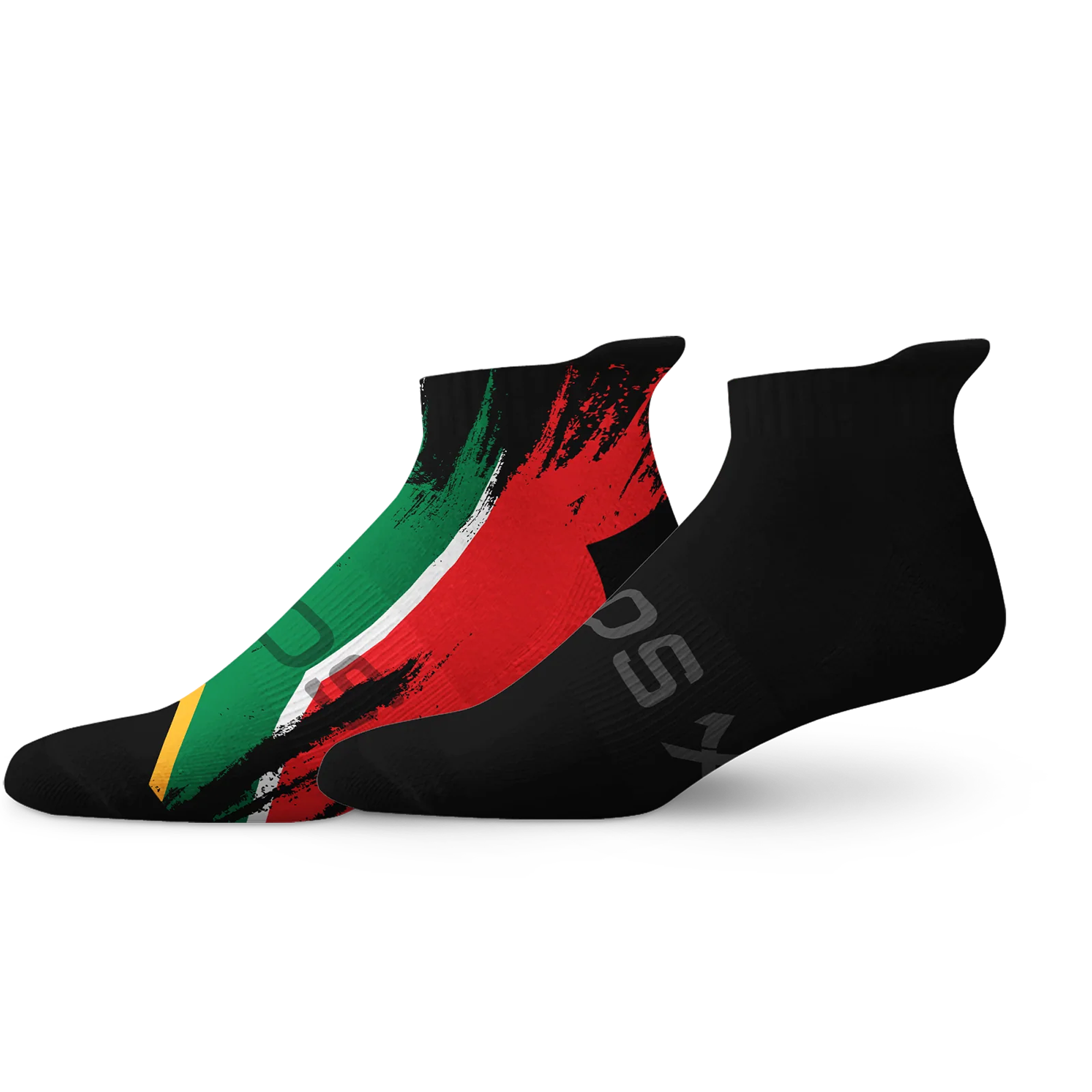 South Africa Splash Flag Tab Combo Socks