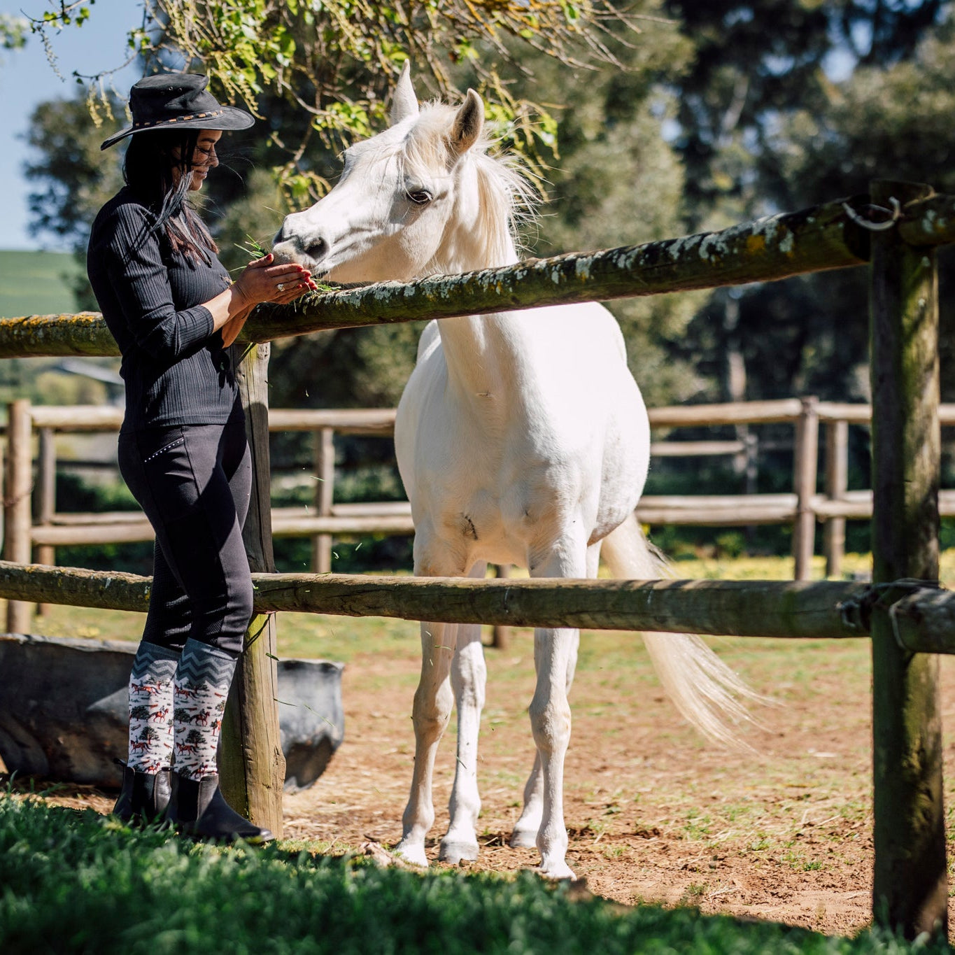 Country Rider Equestrian Knee High Socks