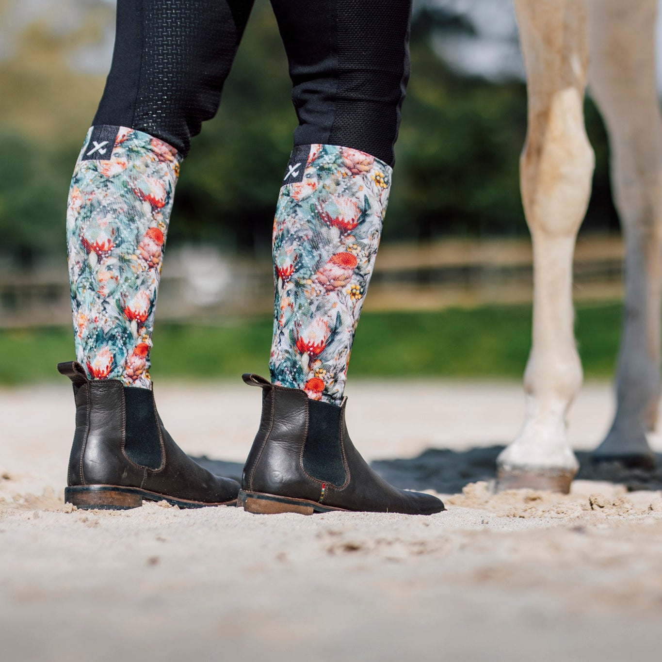 Protea Garden Equestrian Knee High Socks