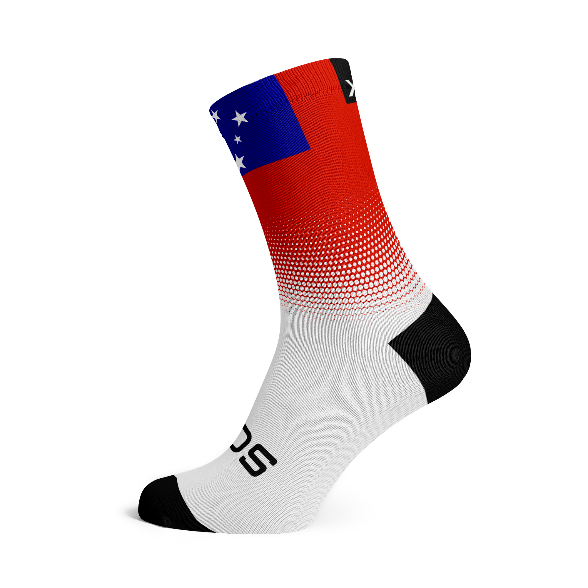 Samoa Flag Crew Socks