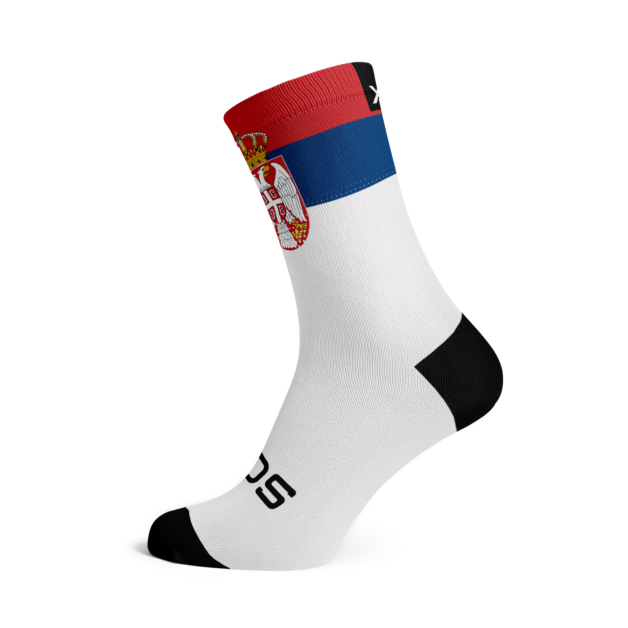 Serbia Flag Crew Socks