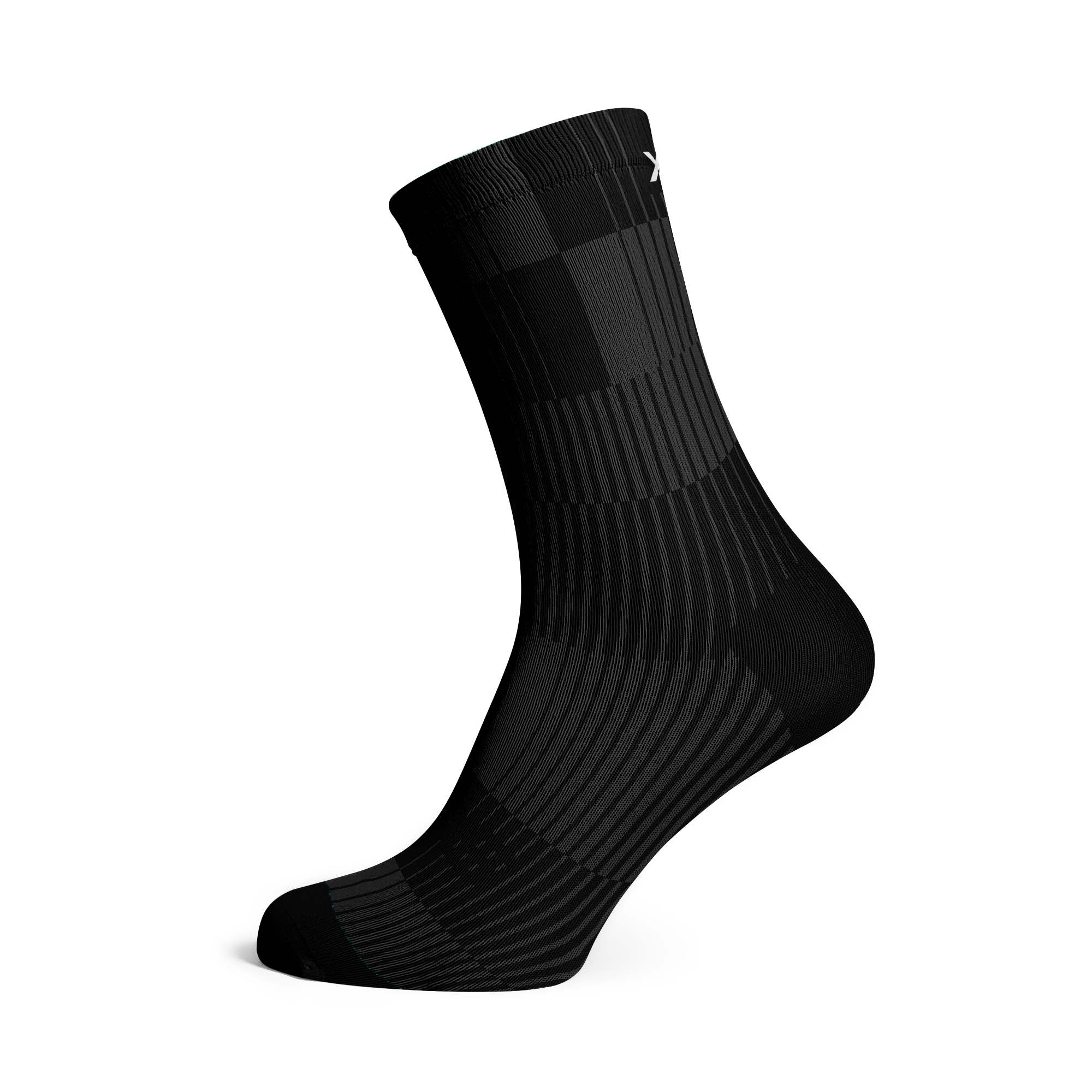 Slight Charcoal Minimalist Crew Socks
