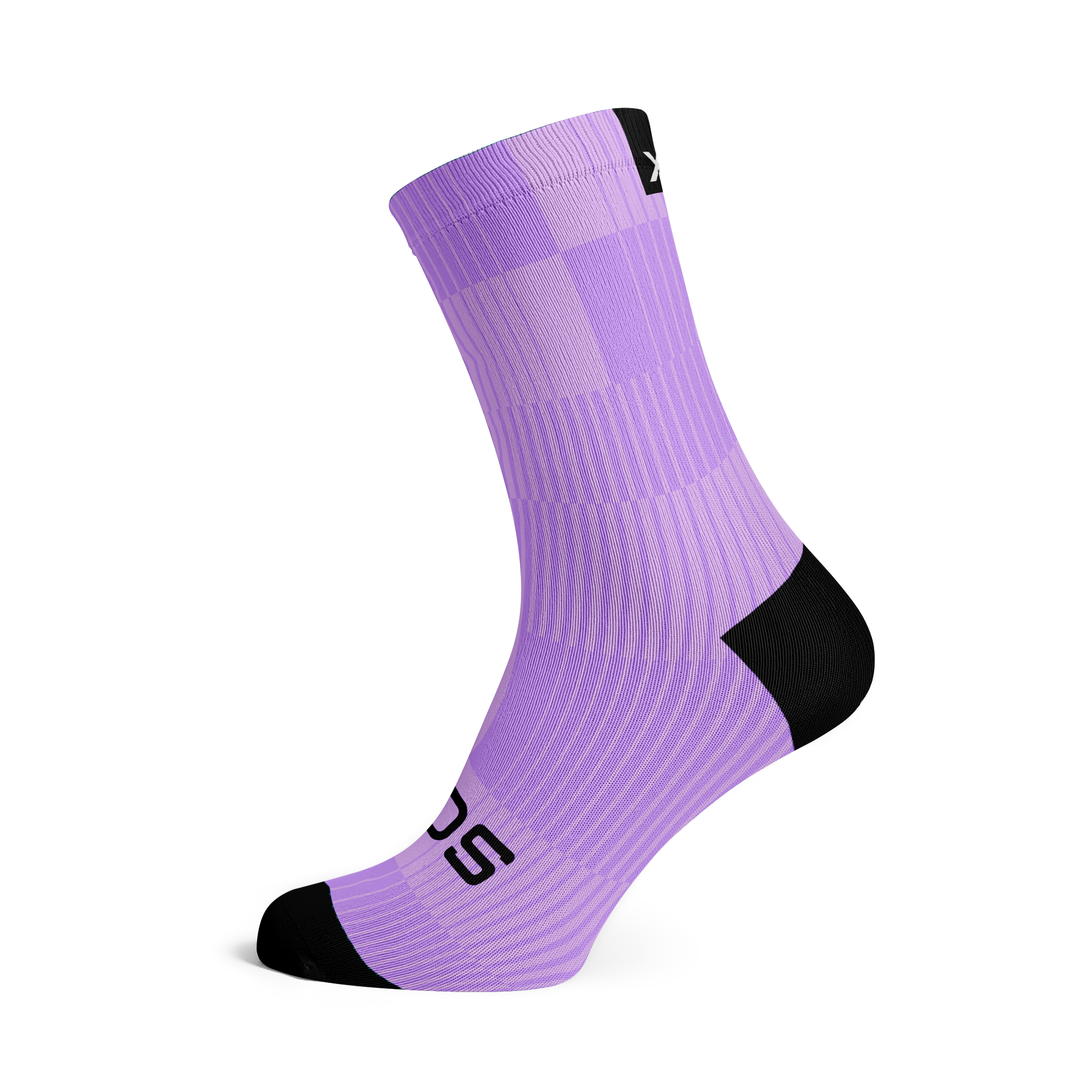 Slight Lilac Minimalist Crew Socks