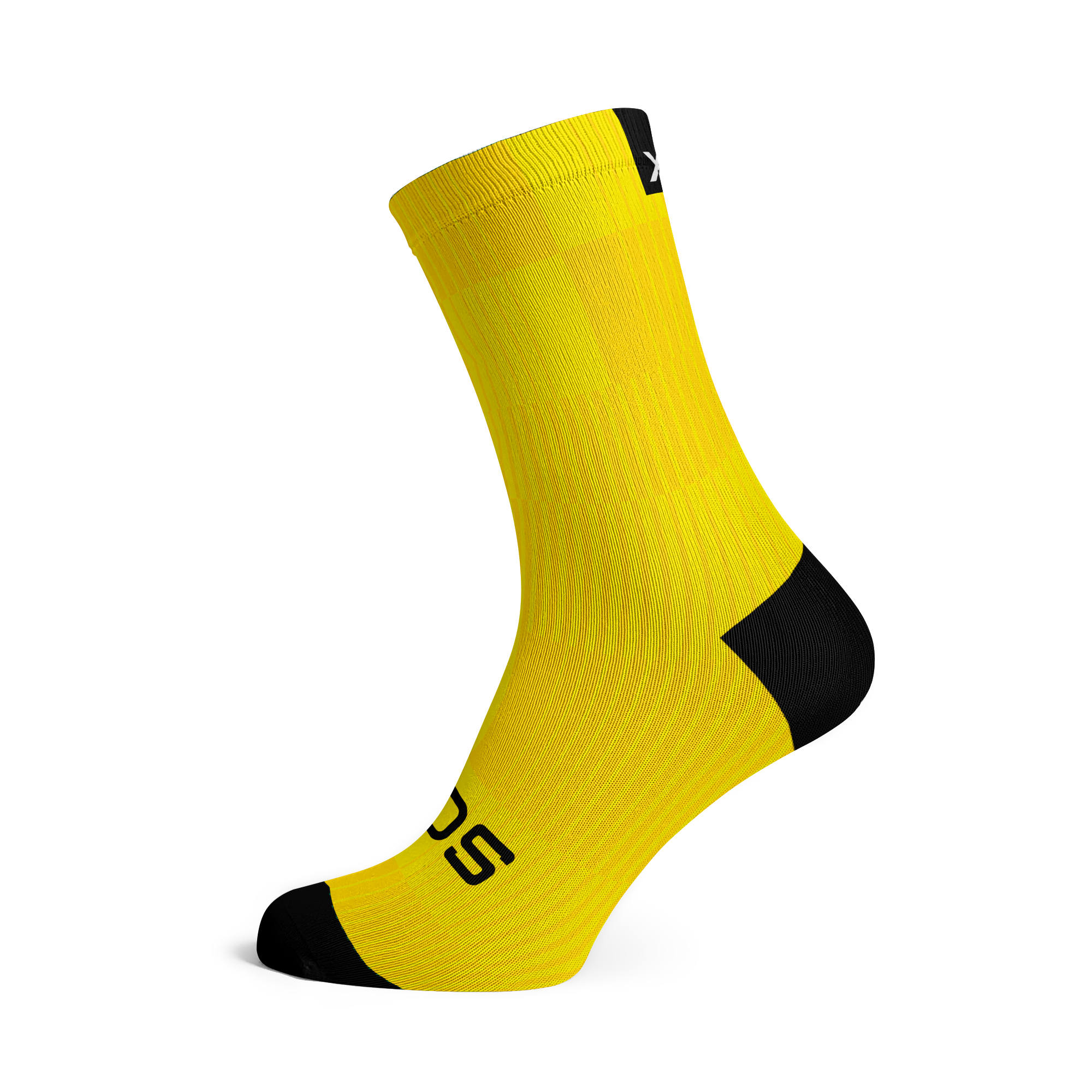 Slight Yellow Minimalist Crew Socks