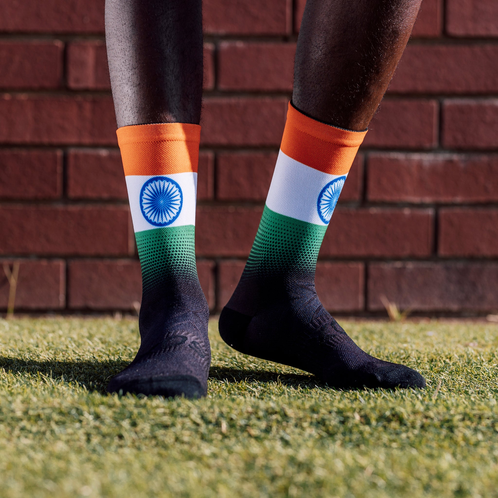 India Flag Crew Socks