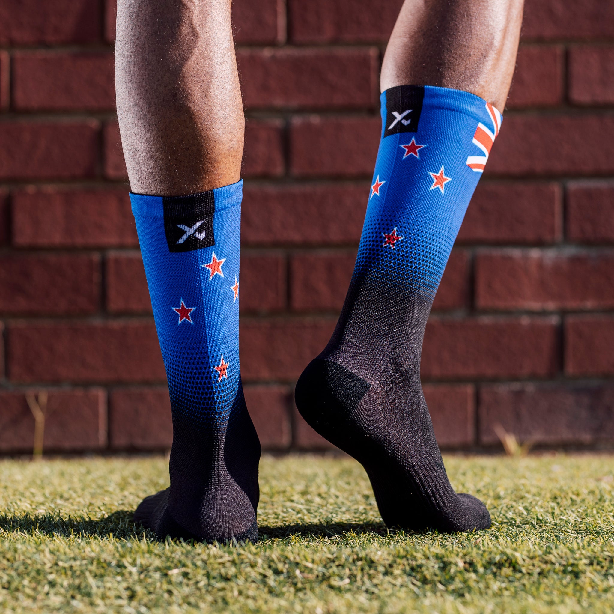 New Zealand Flag Crew Socks