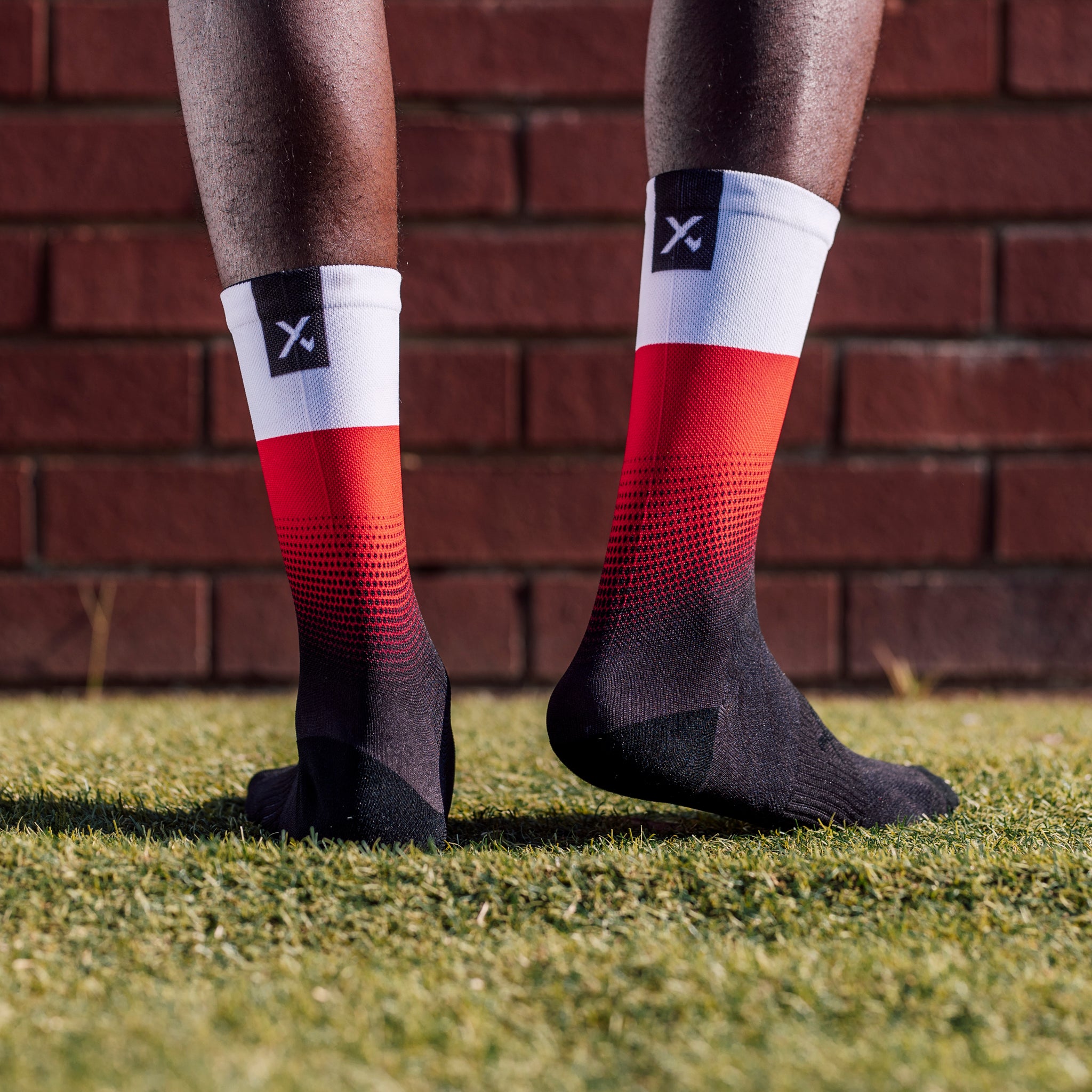 Poland Flag Crew Socks