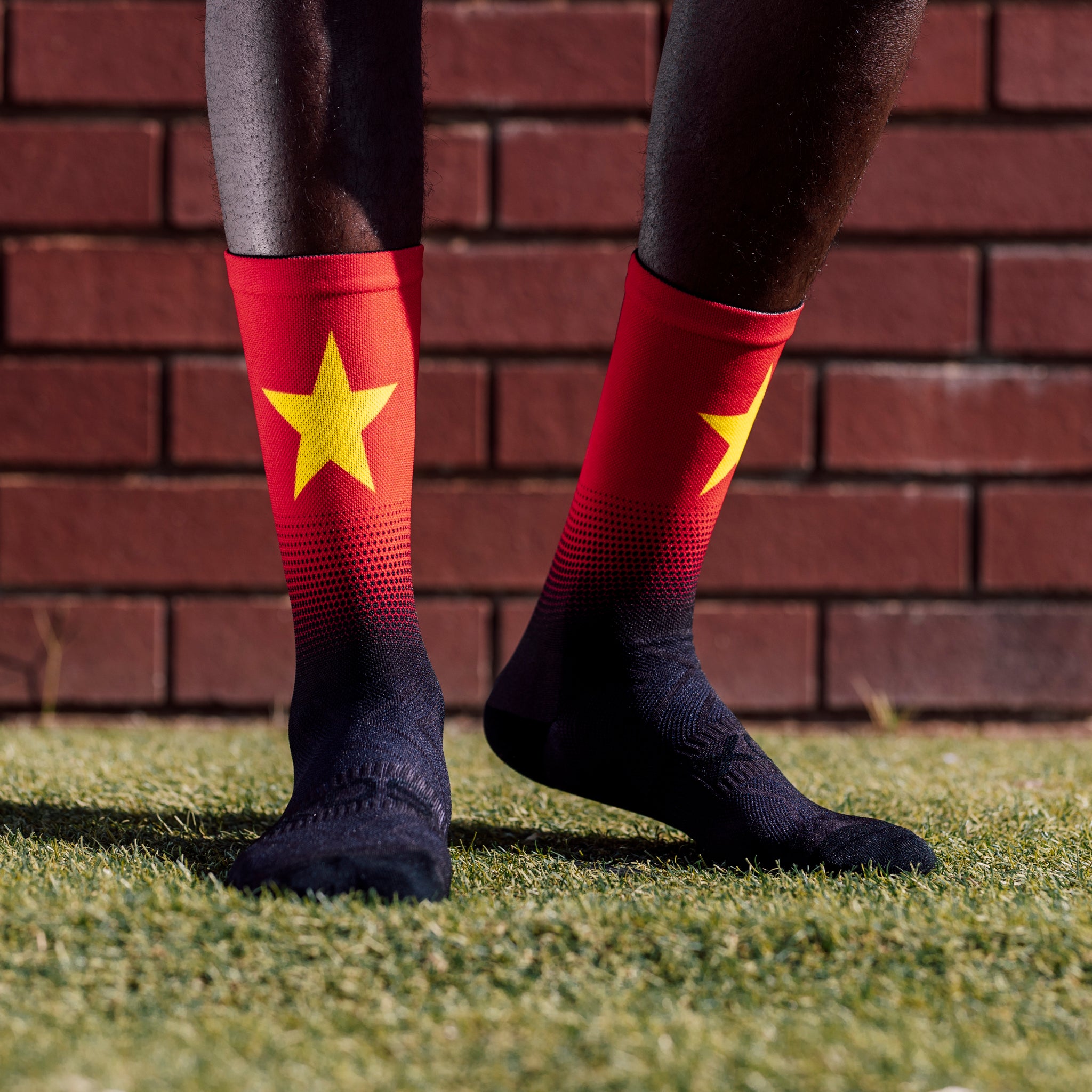 Vietnam Flag Crew Socks