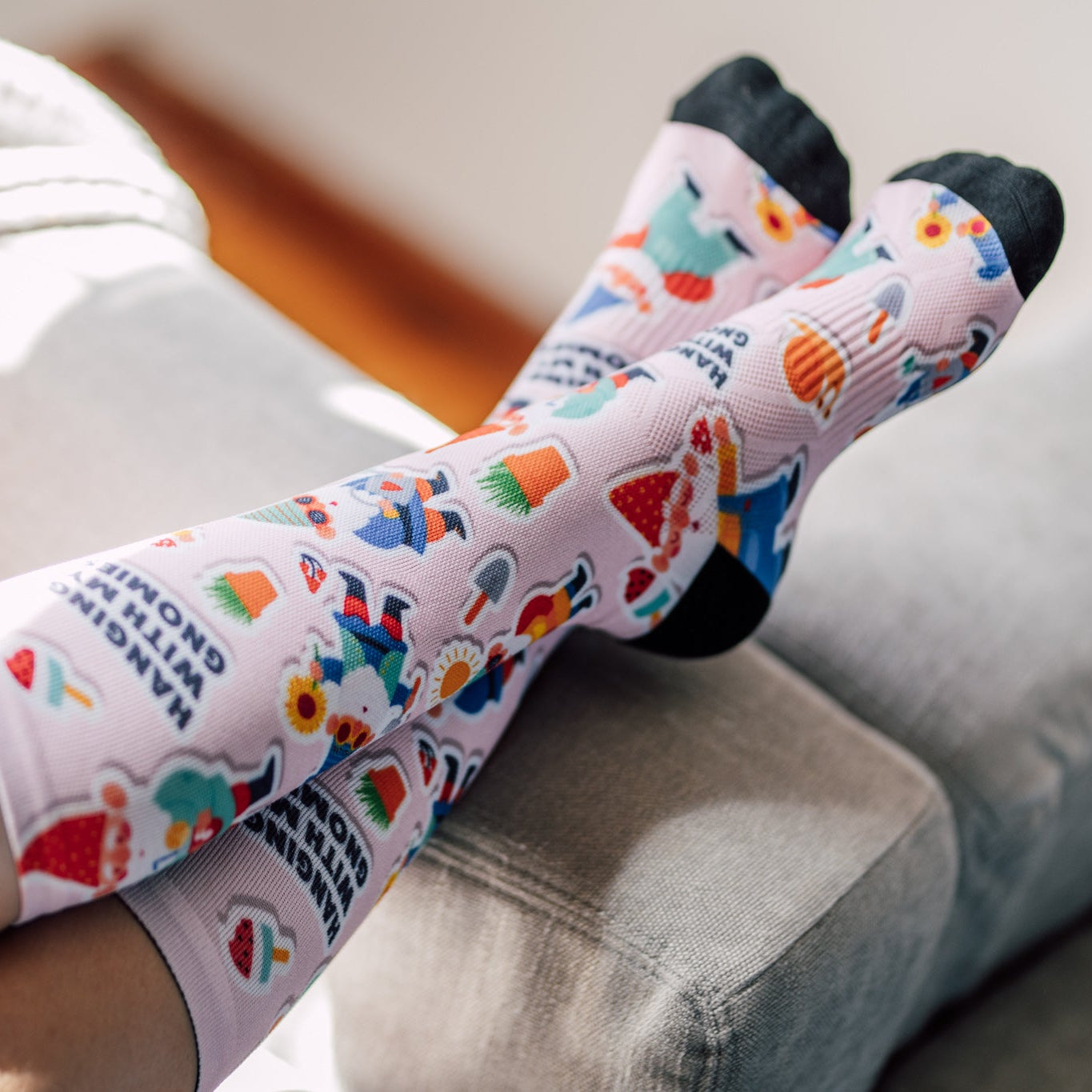 Gnomes Knee High Socks