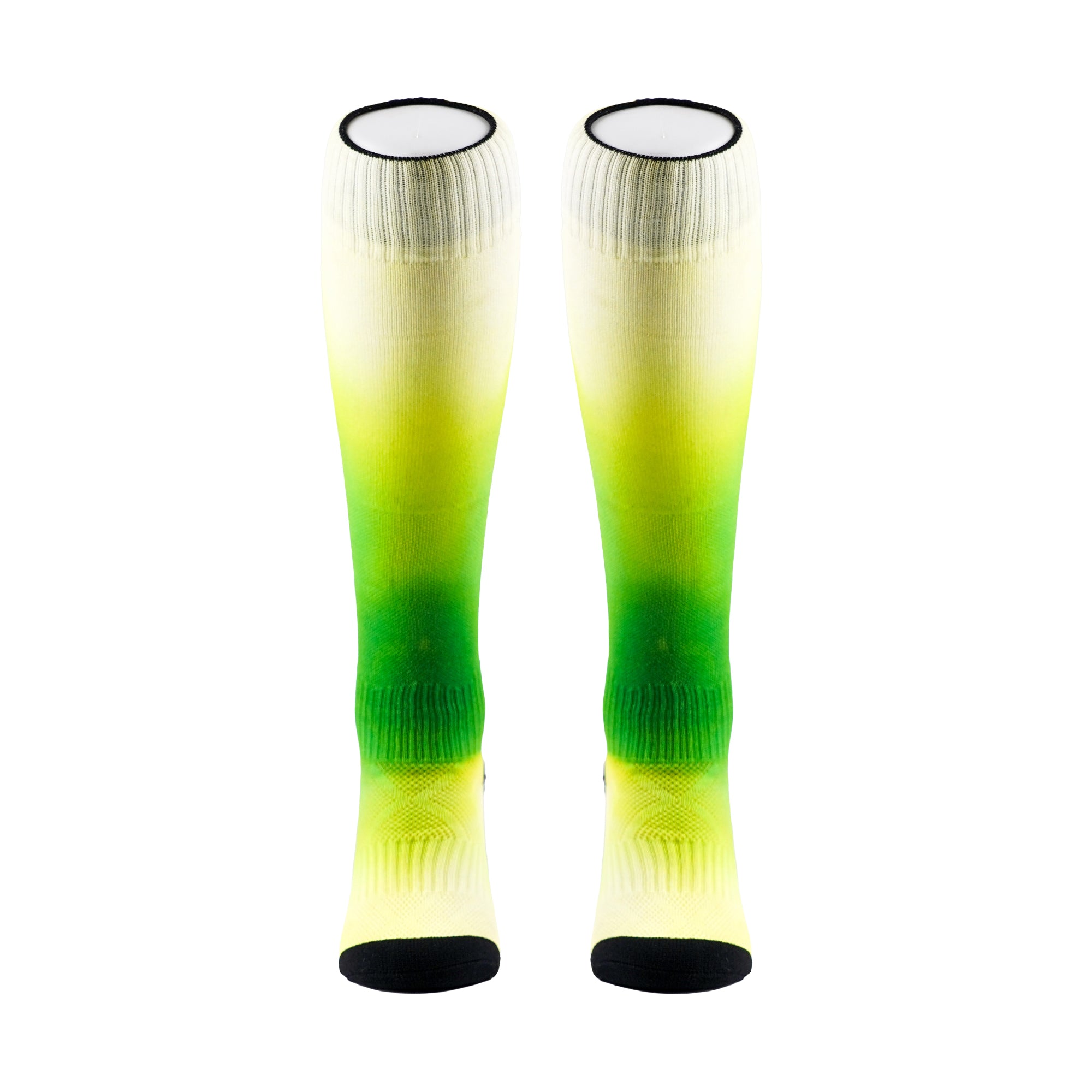 Lime Fade Hockey Socks