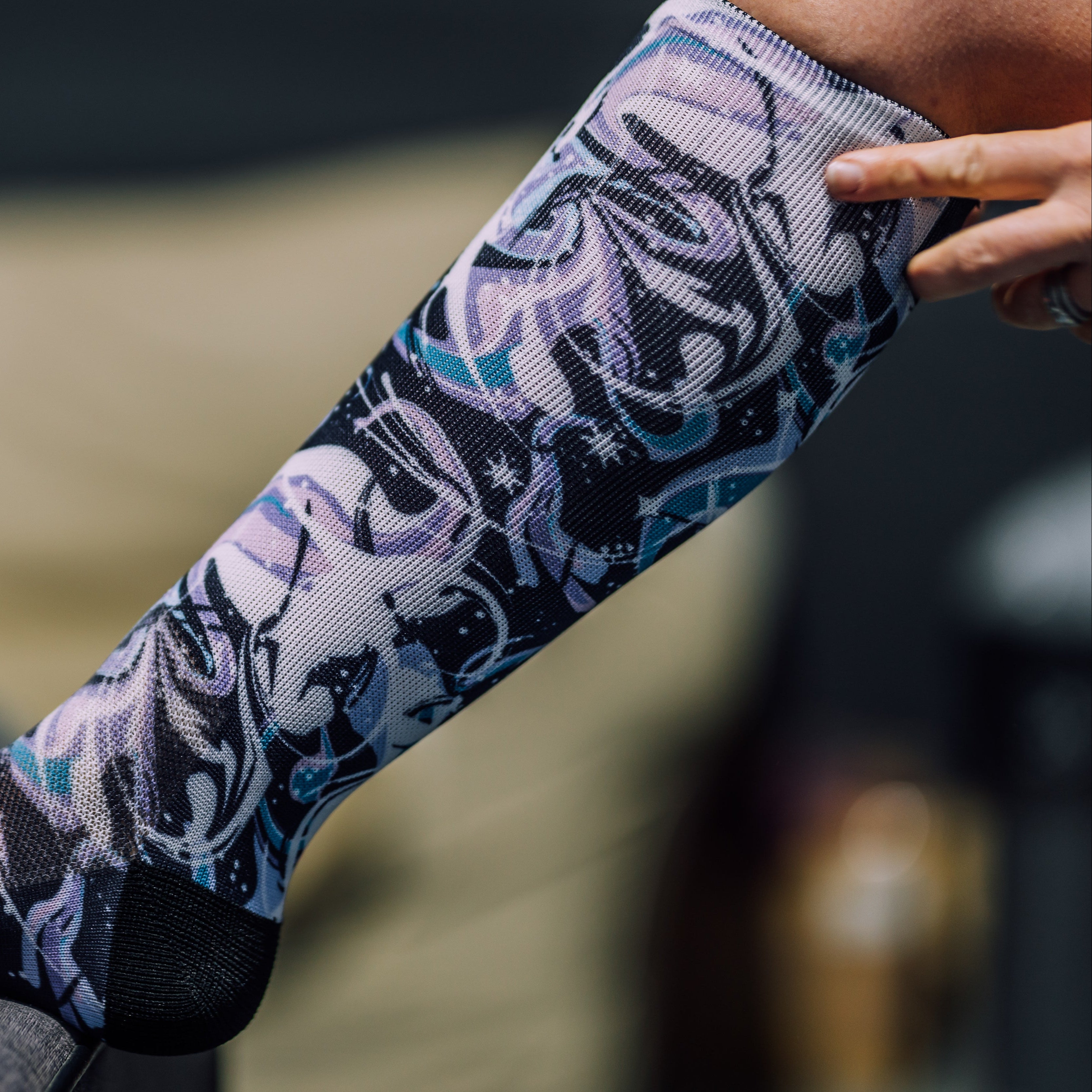 Milky Way Knee High Socks