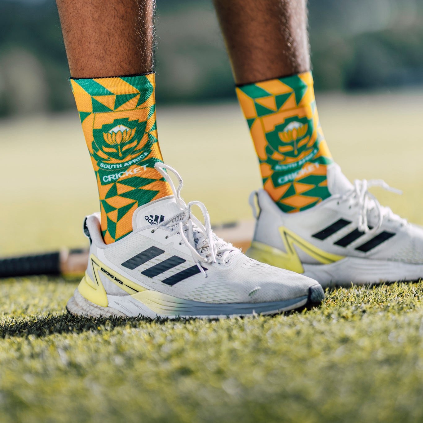 Proteas Cricket Geometric Crew Socks