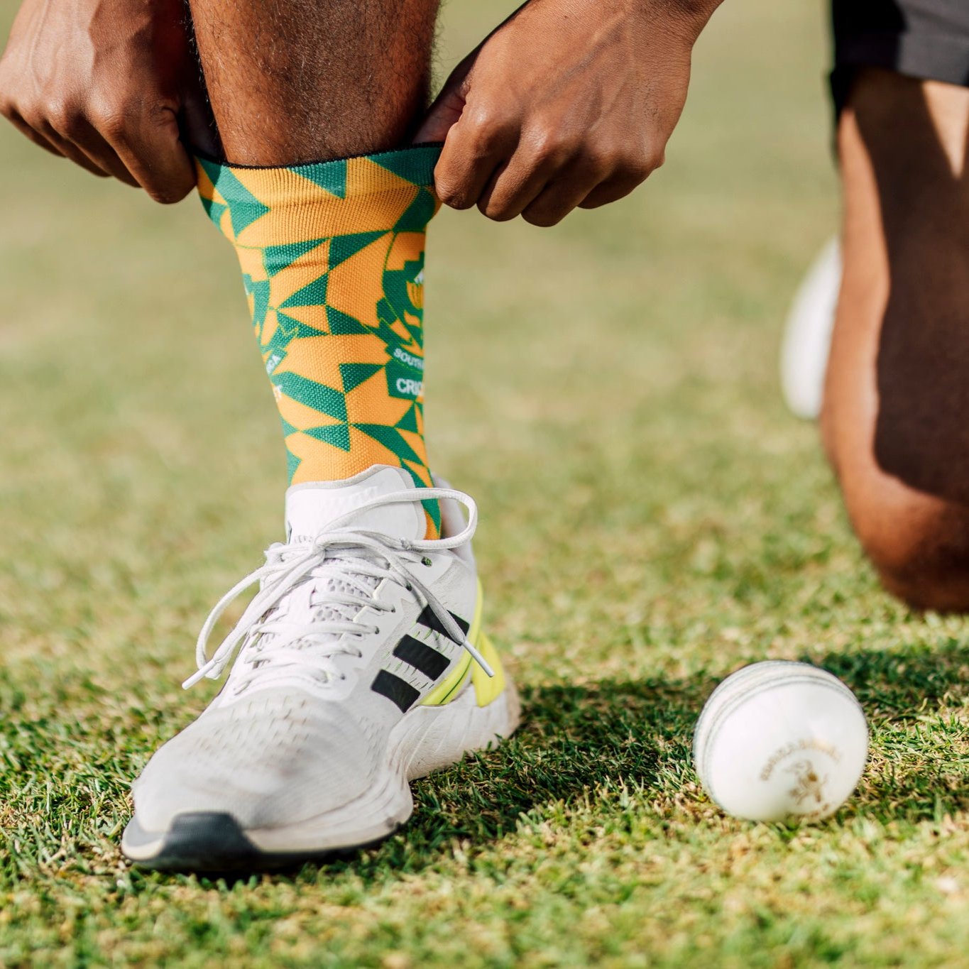 Proteas Cricket Geometric Crew Socks