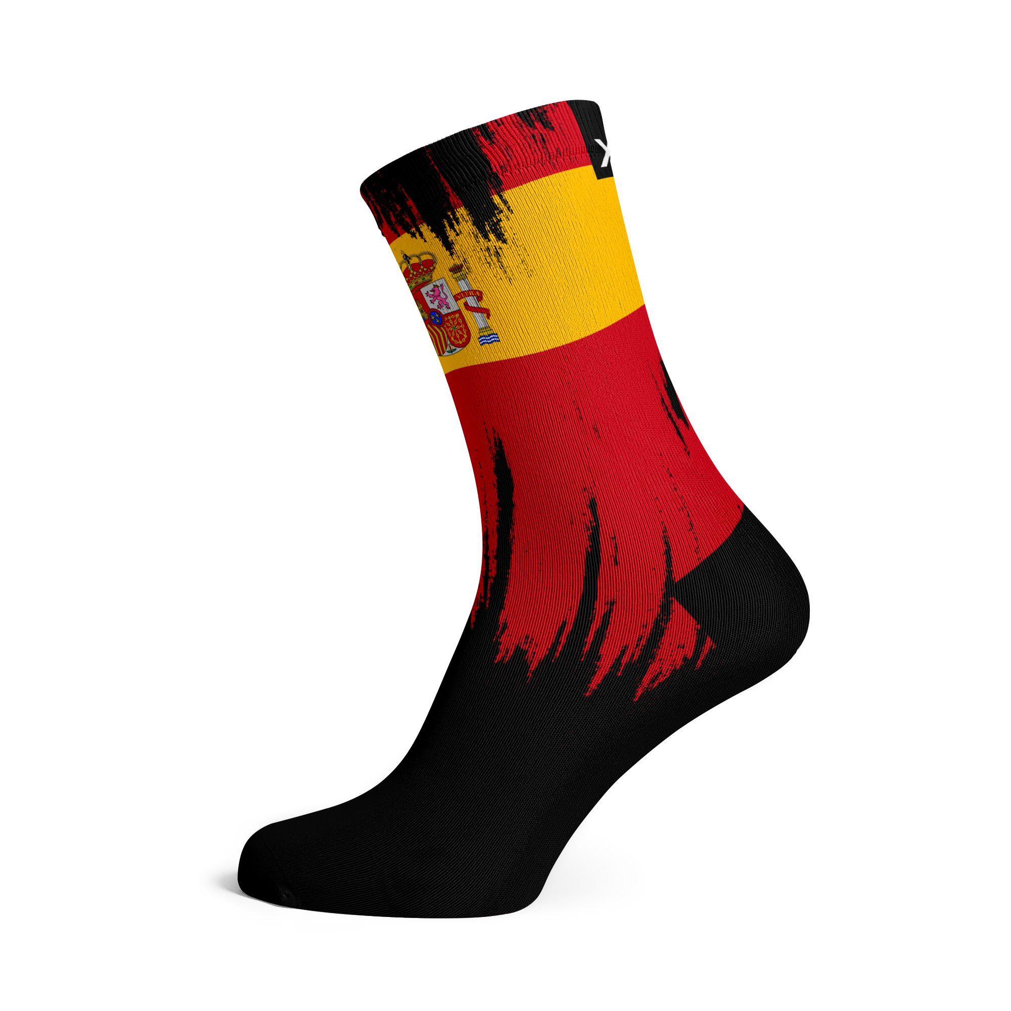 Spain Splash Flag Crew Socks
