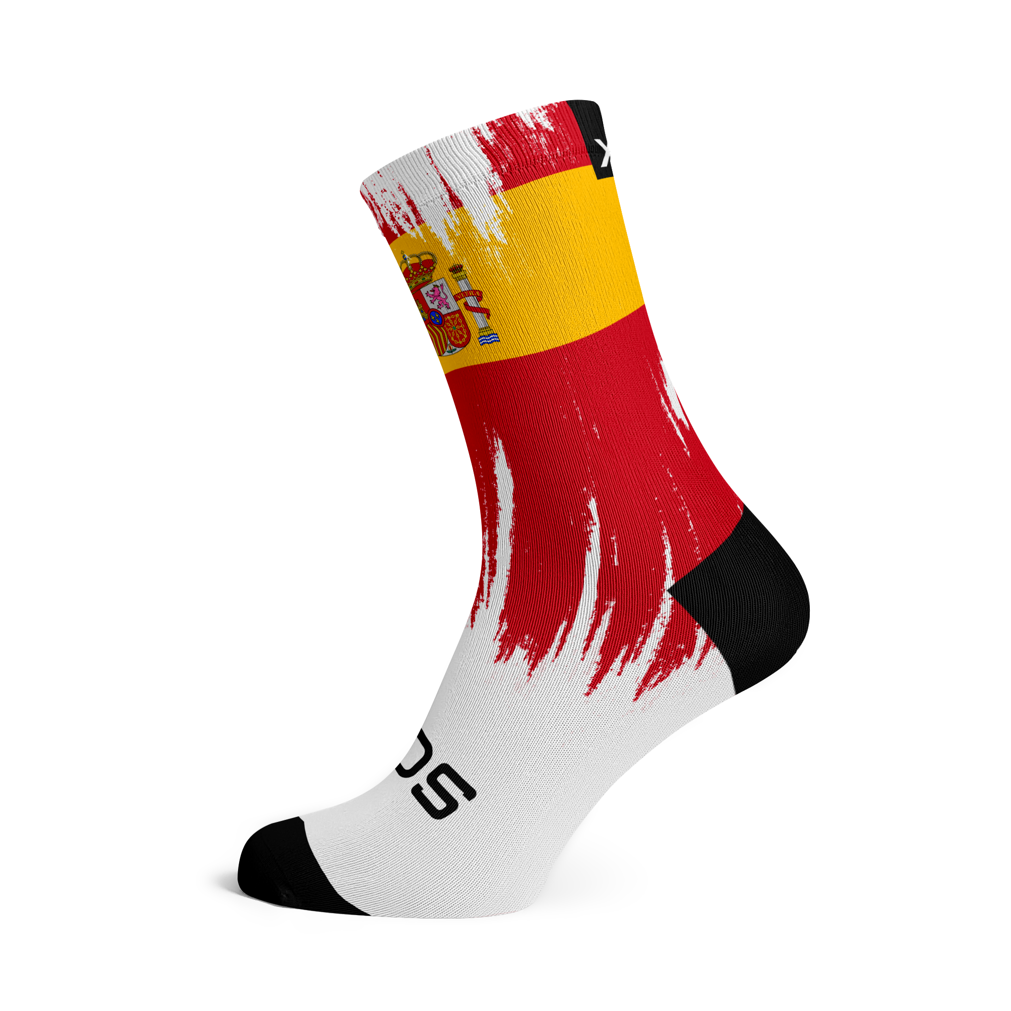 Spain Splash Flag Crew Socks