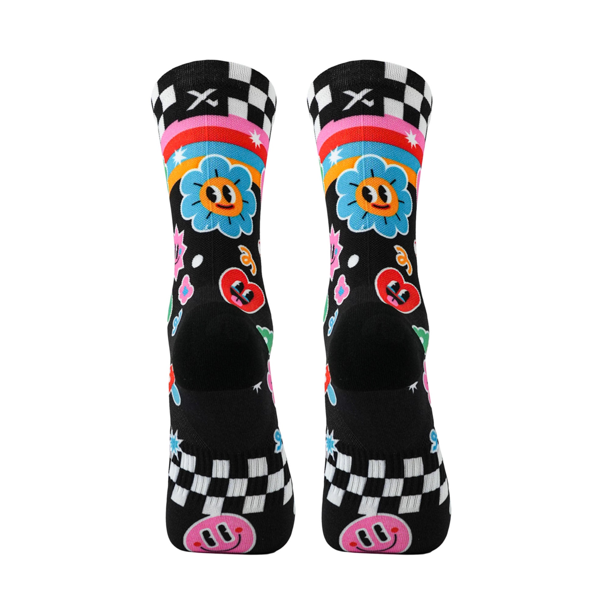 Sticker Casual Crew Socks