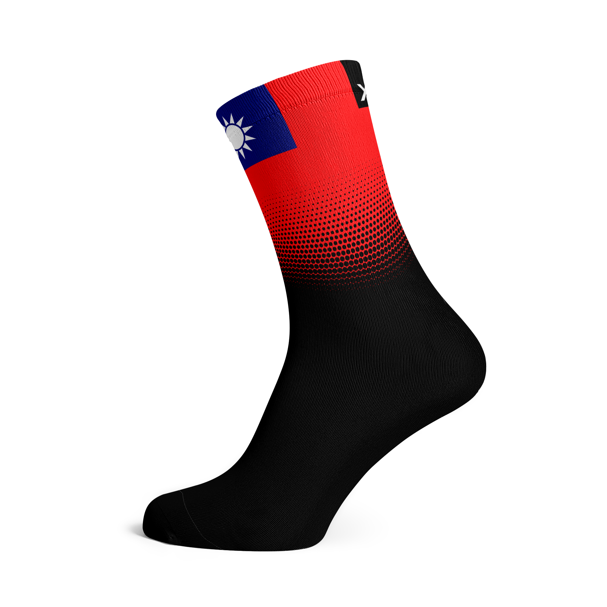 Taiwan Flag Crew Socks