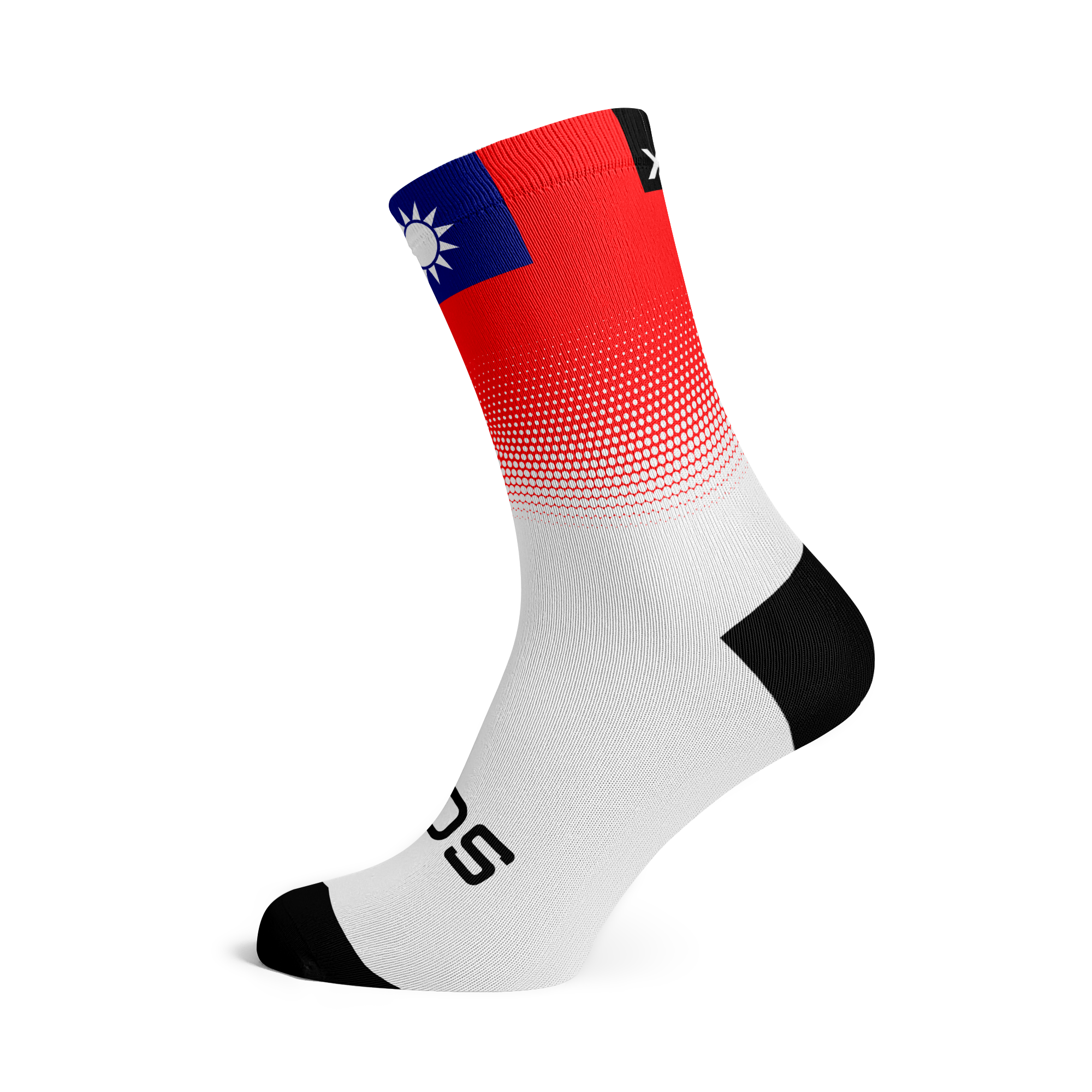 Taiwan Flag Crew Socks