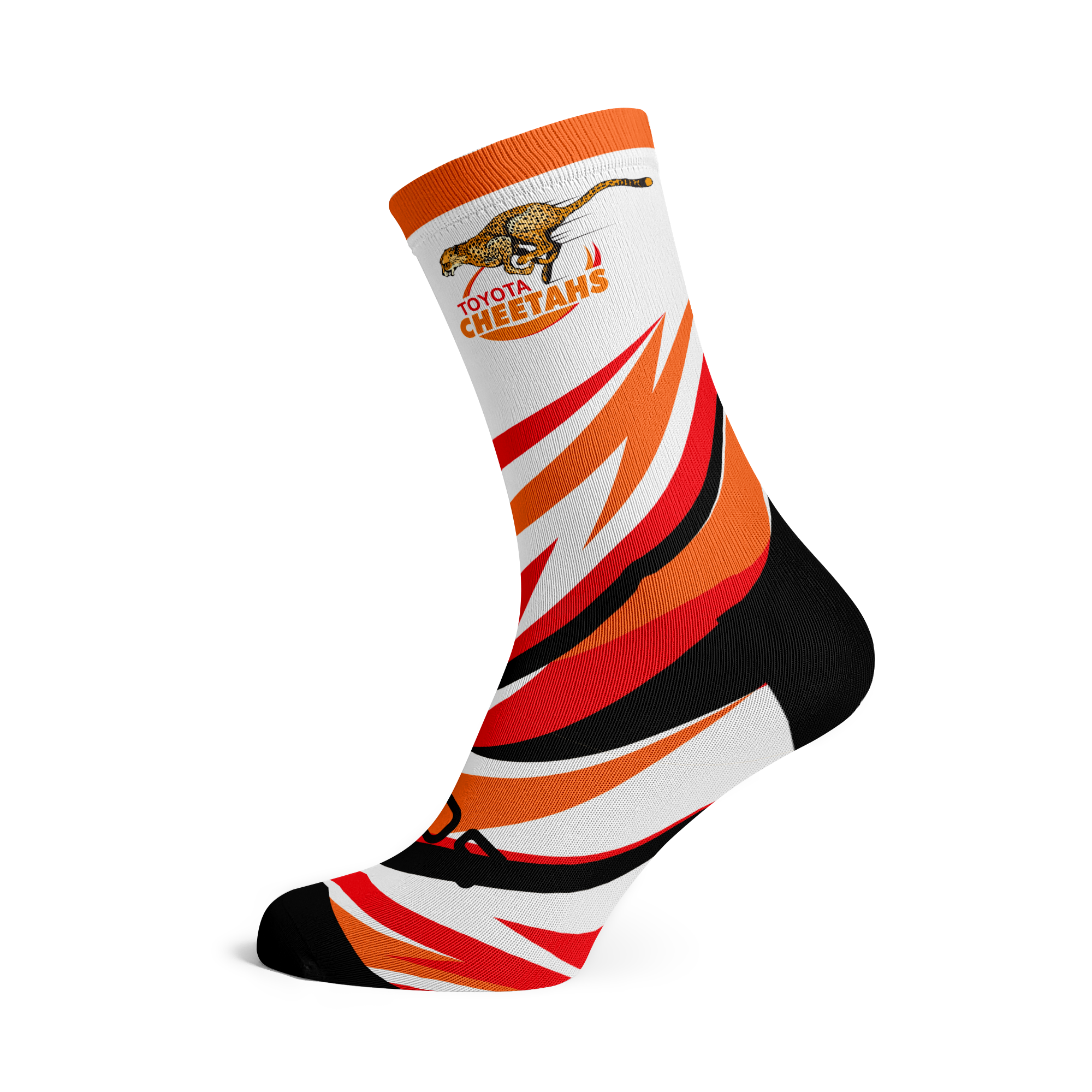 Cheetahs Blaze Rugby Crew Socks