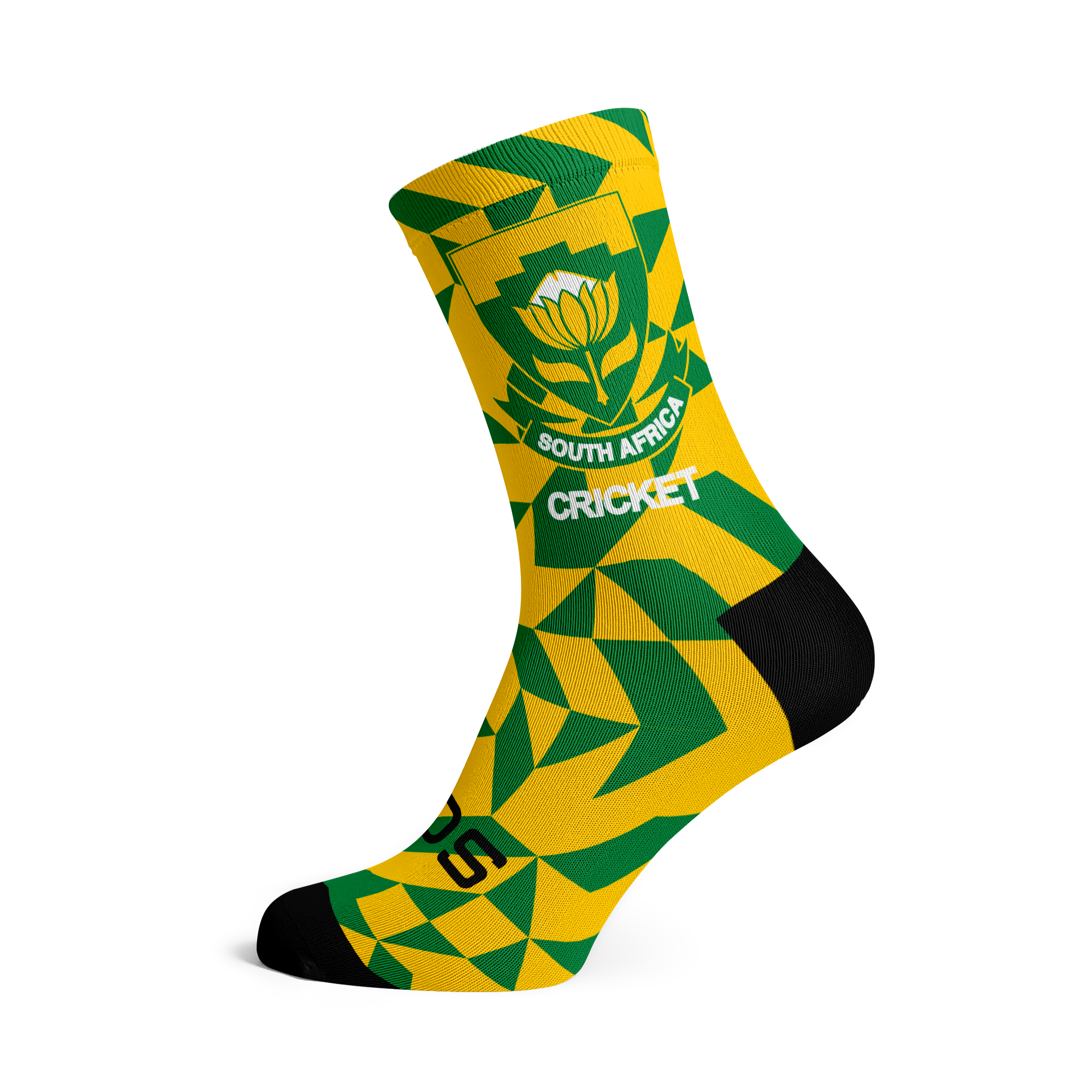 Proteas Cricket Geometric Crew Socks