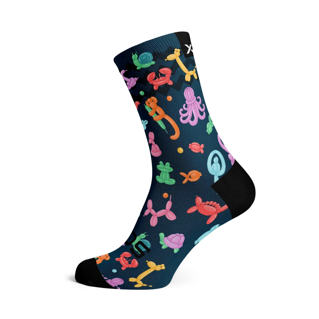 Balloon Animals Casual Crew Socks