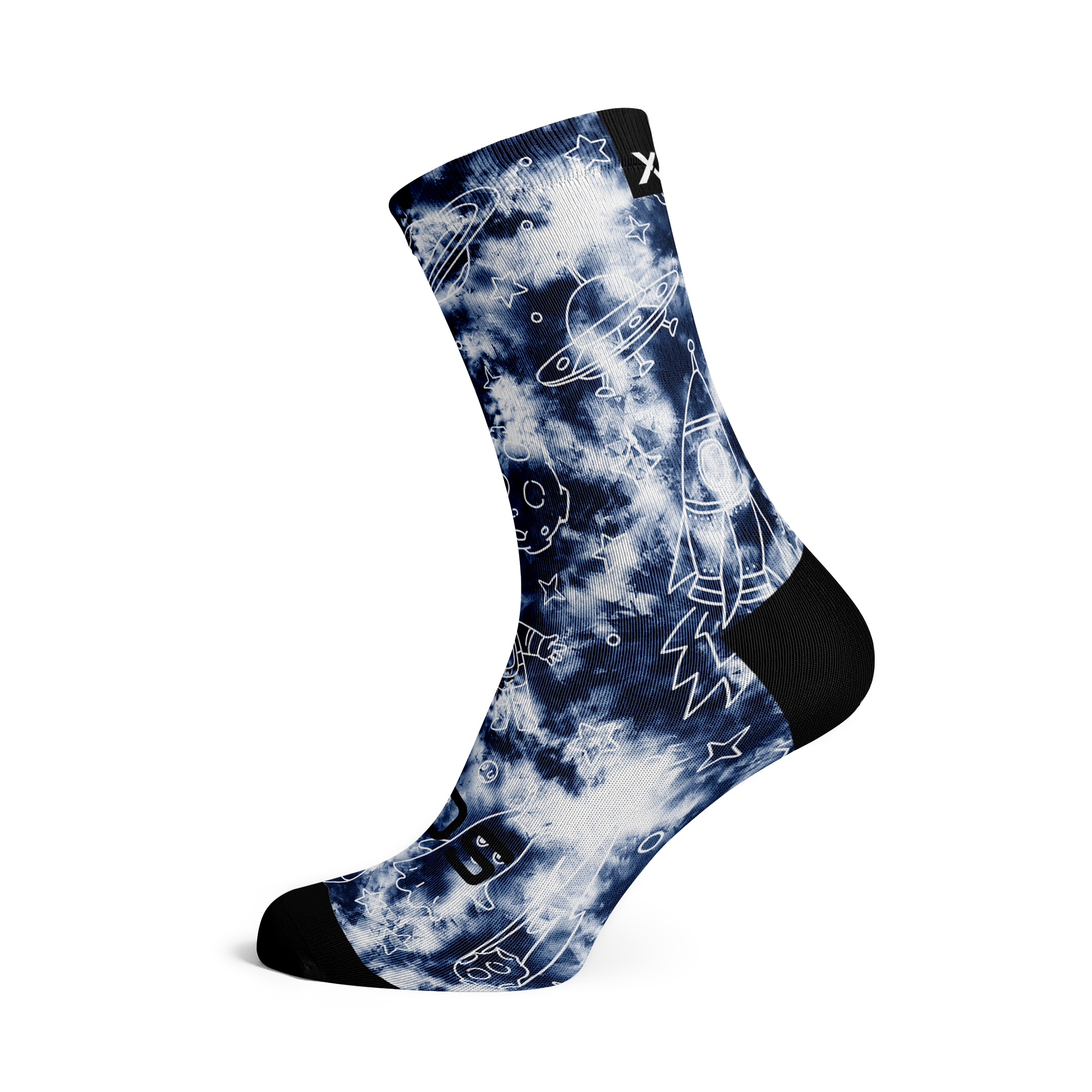 Galactic Casual Crew Socks