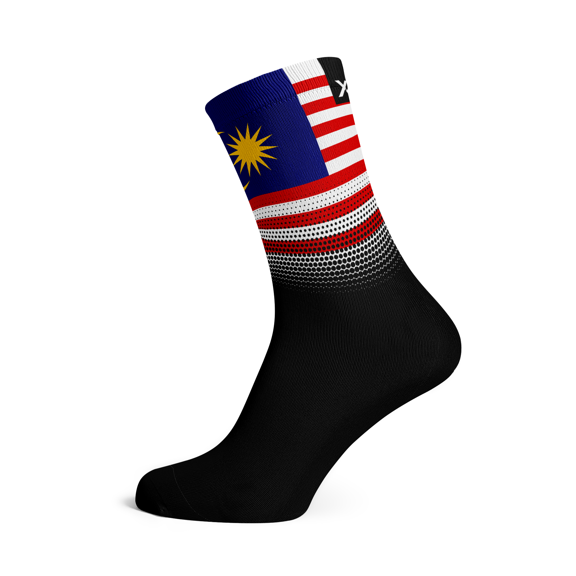 Malaysia Flag Crew Socks