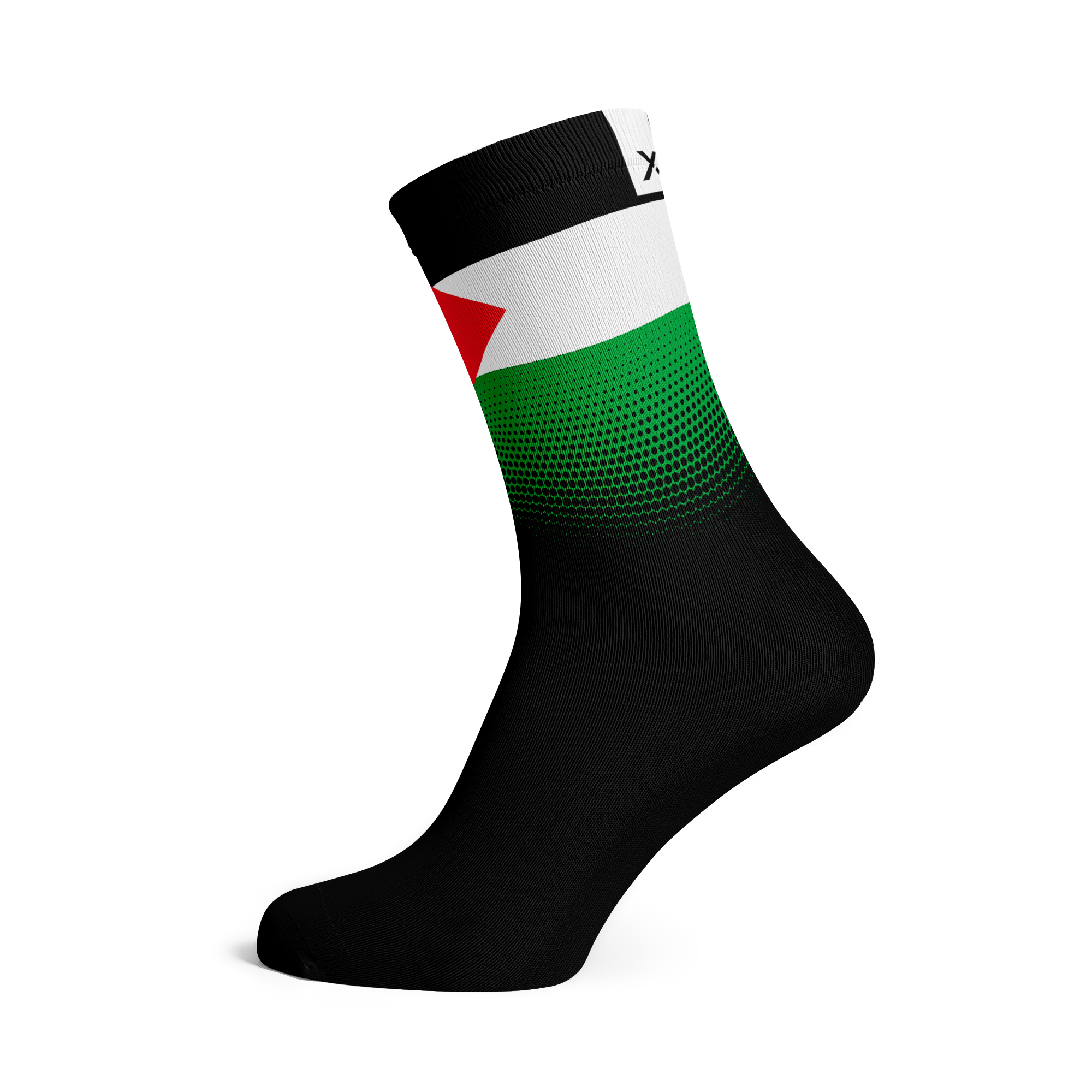Palestine Flag Crew Socks