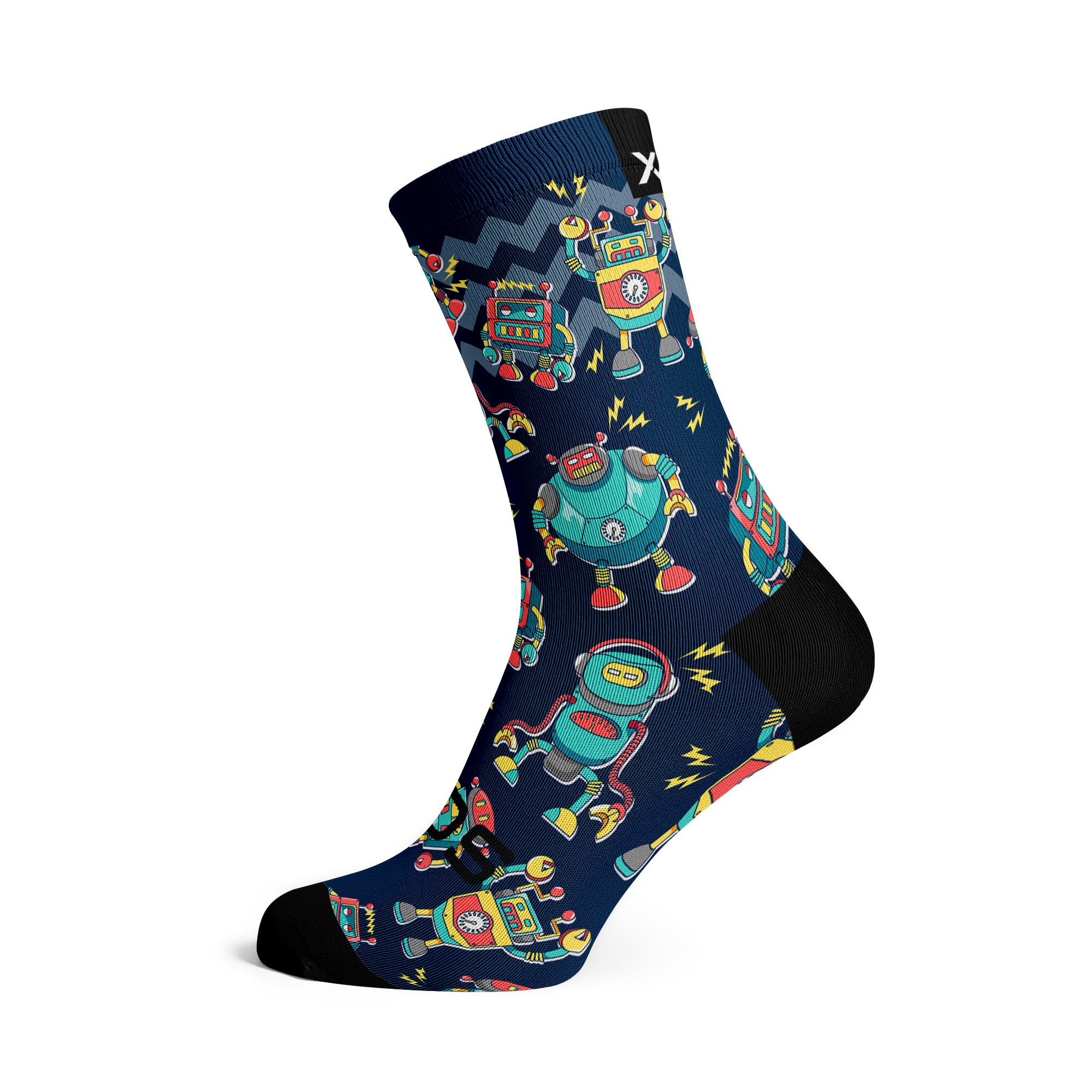 Robots Casual Crew Socks