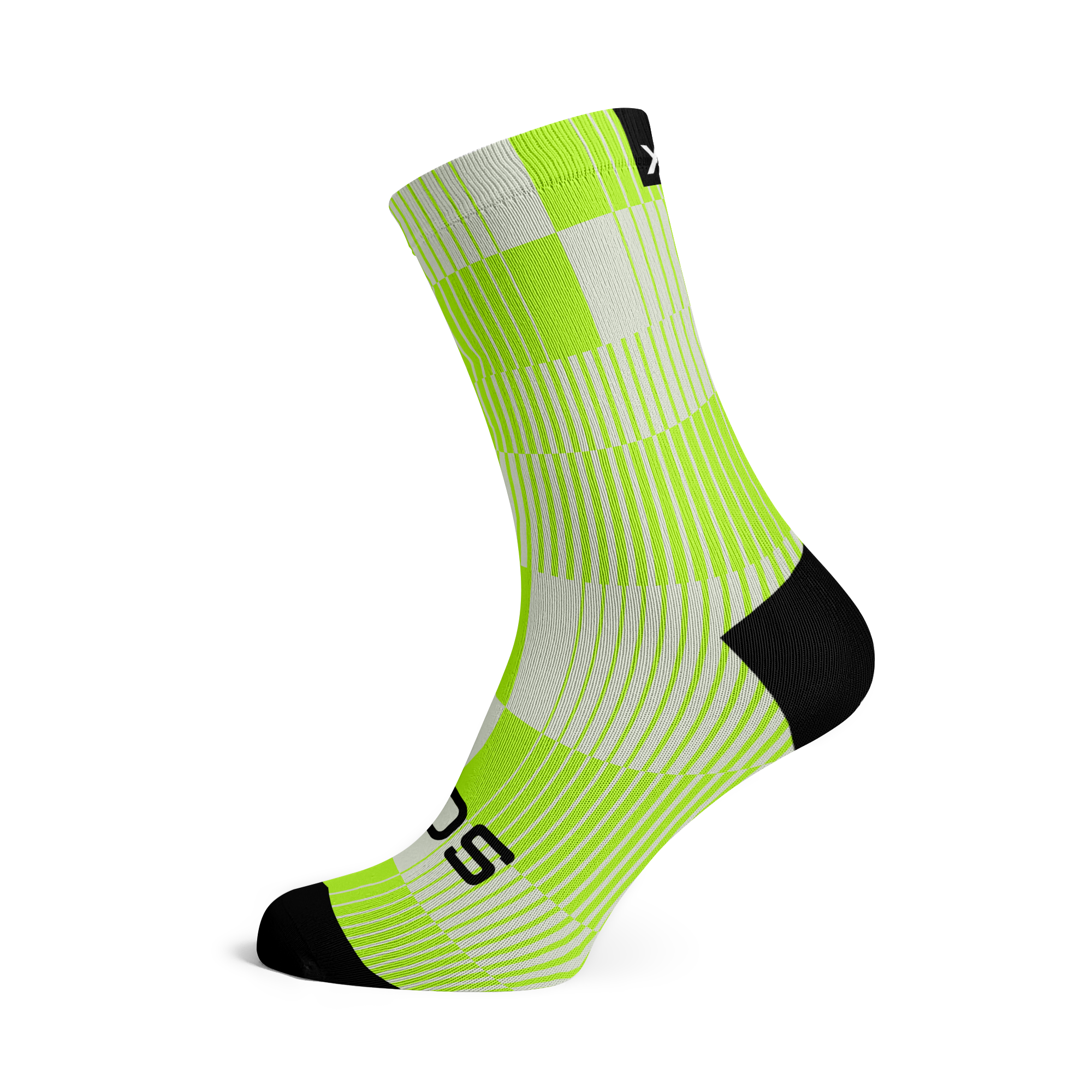 Slight Green Minimalist Crew Socks