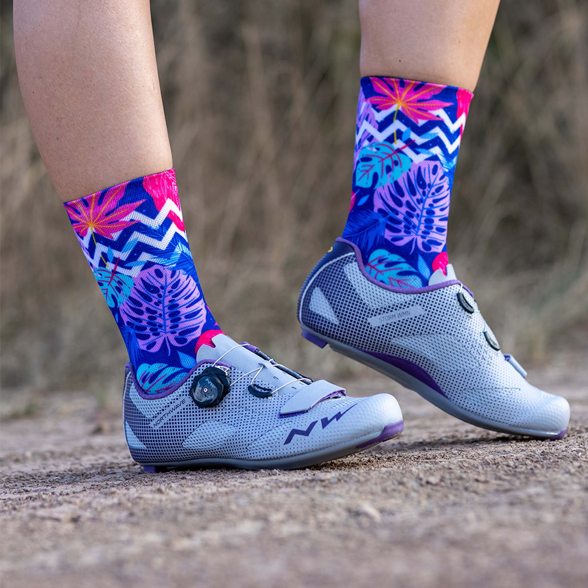 Tropical Nights Casual Crew Socks