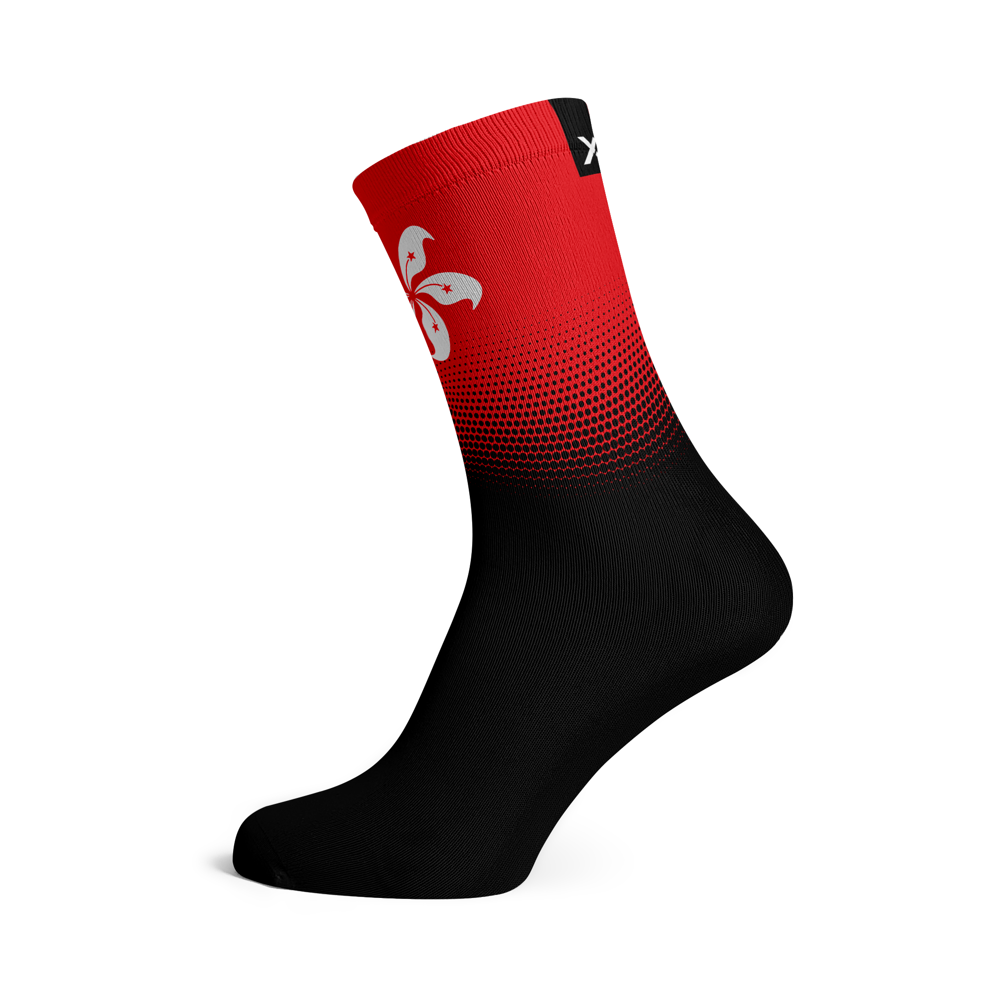 Hong Kong Flag Crew Socks
